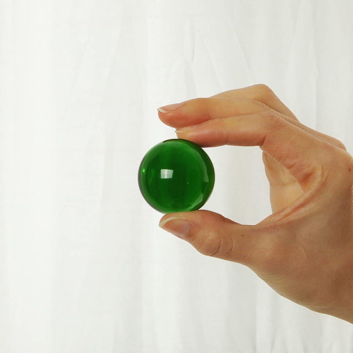Bola de Cristal K9 LONGWIN 40mm Verde para Feng Shui