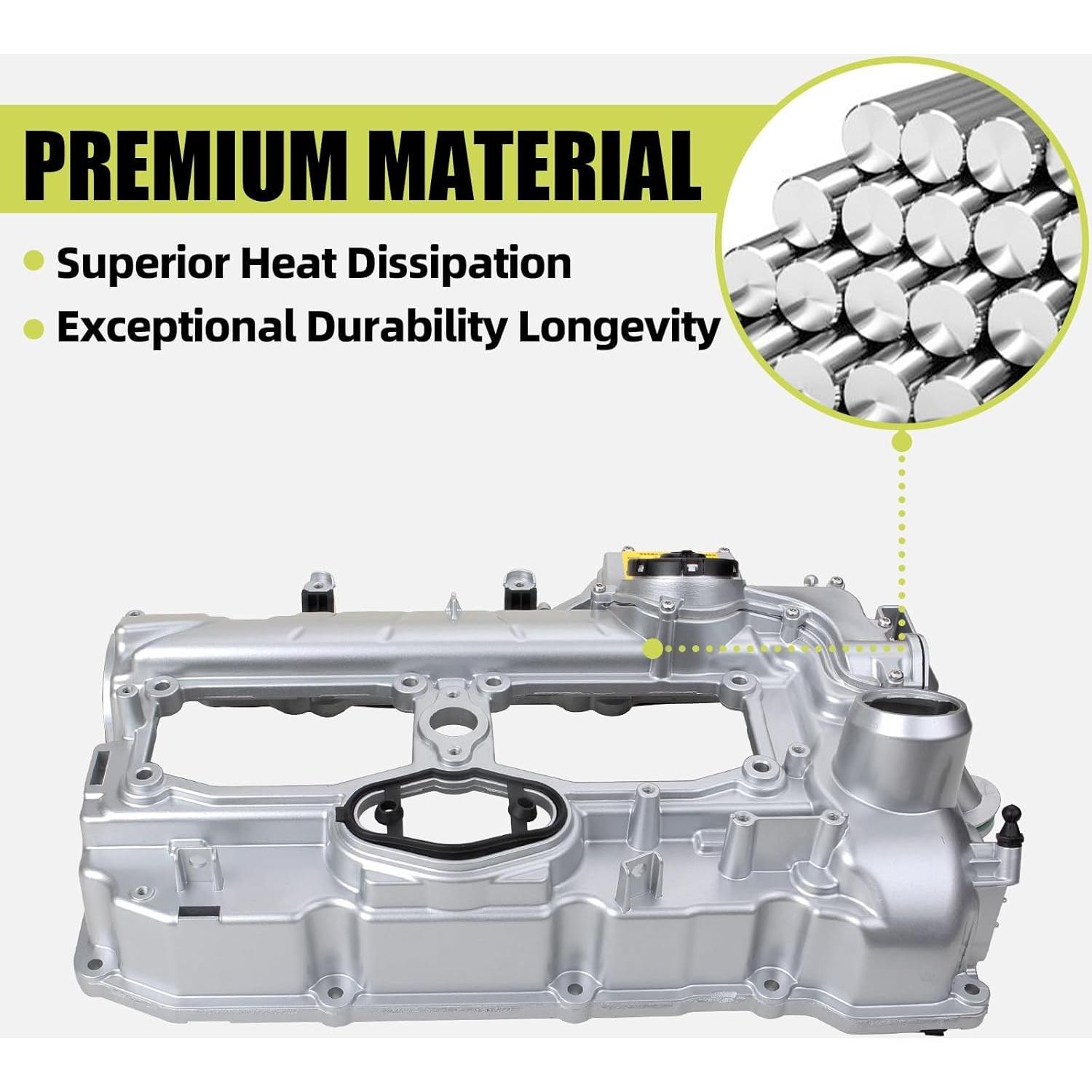 Cubierta de Válvula de Aluminio Mocar7 para BMW 2.0L 2012-2018