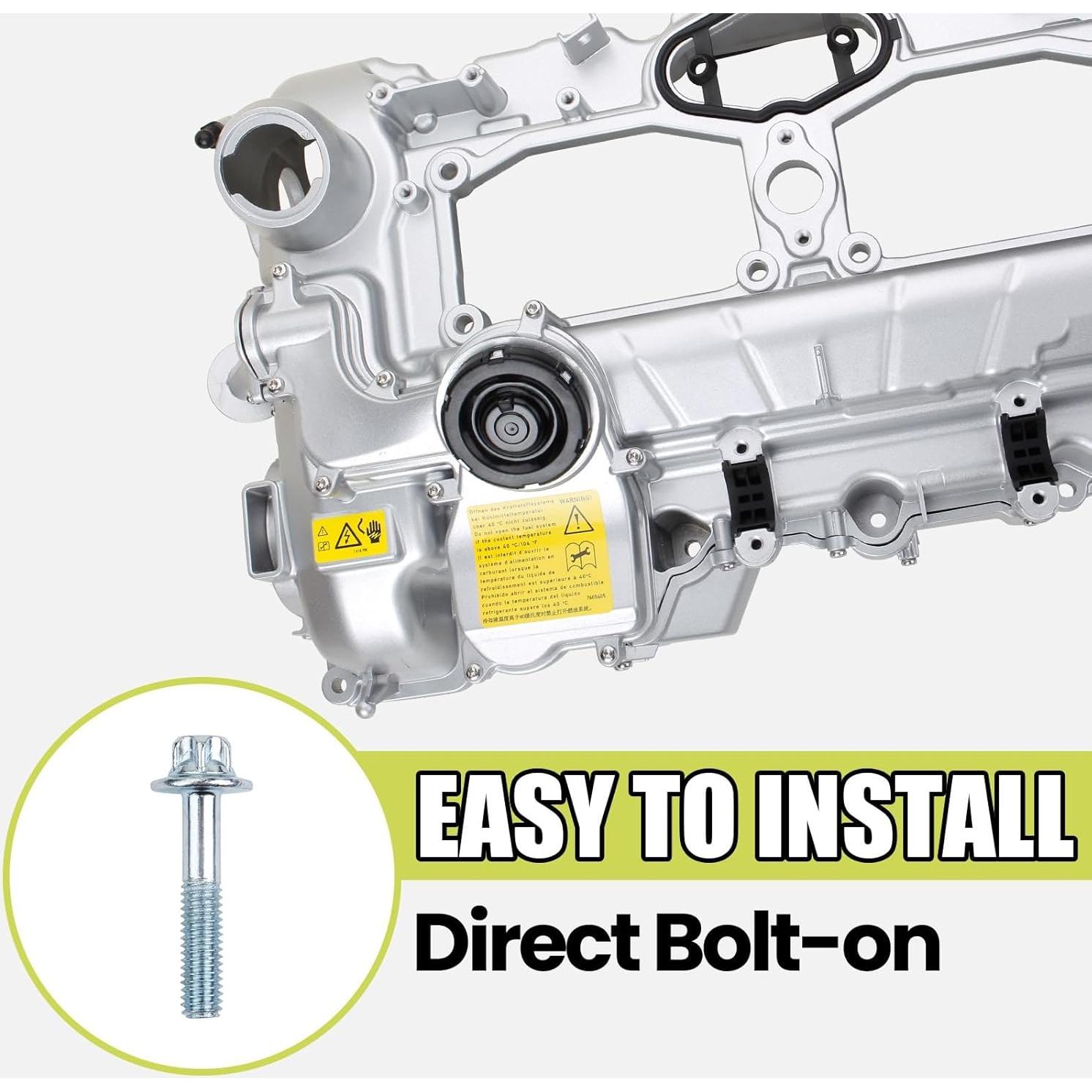 Cubierta de Válvula de Aluminio Mocar7 para BMW 2.0L 2012-2018