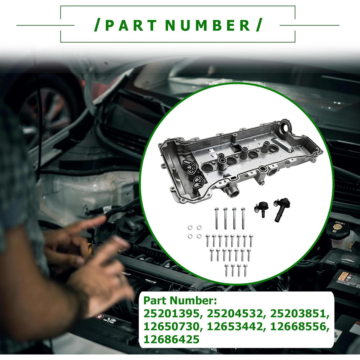 Cubierta de Válvula de Motor PartsFlow con Junta de Aceite