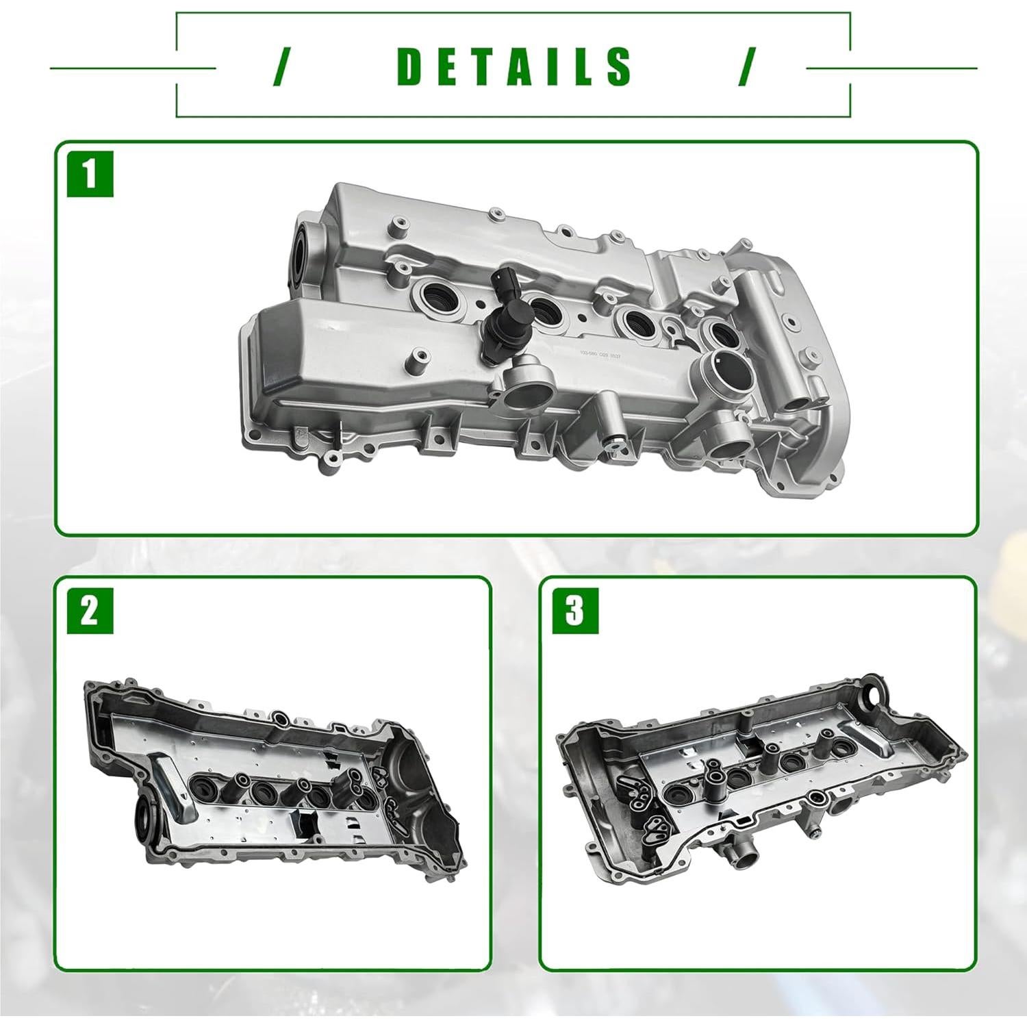 Cubierta de Válvula de Motor PartsFlow con Junta de Aceite
