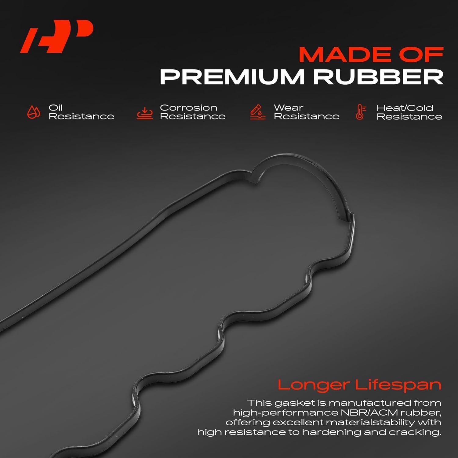 Junta de tapa de válvula A-Premium para Mitsubishi y Dodge