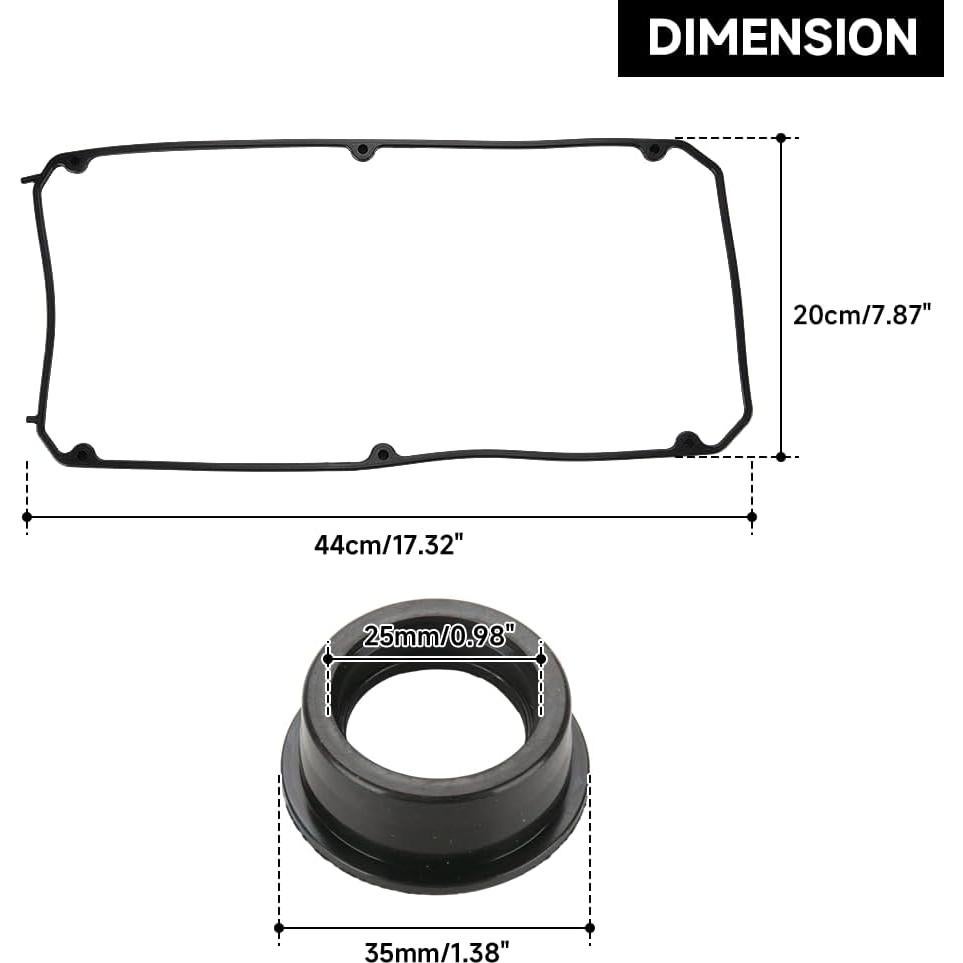 Junta de Tapa de Válvula YOLLKY para Mitsubishi 2.4L 2006-2012