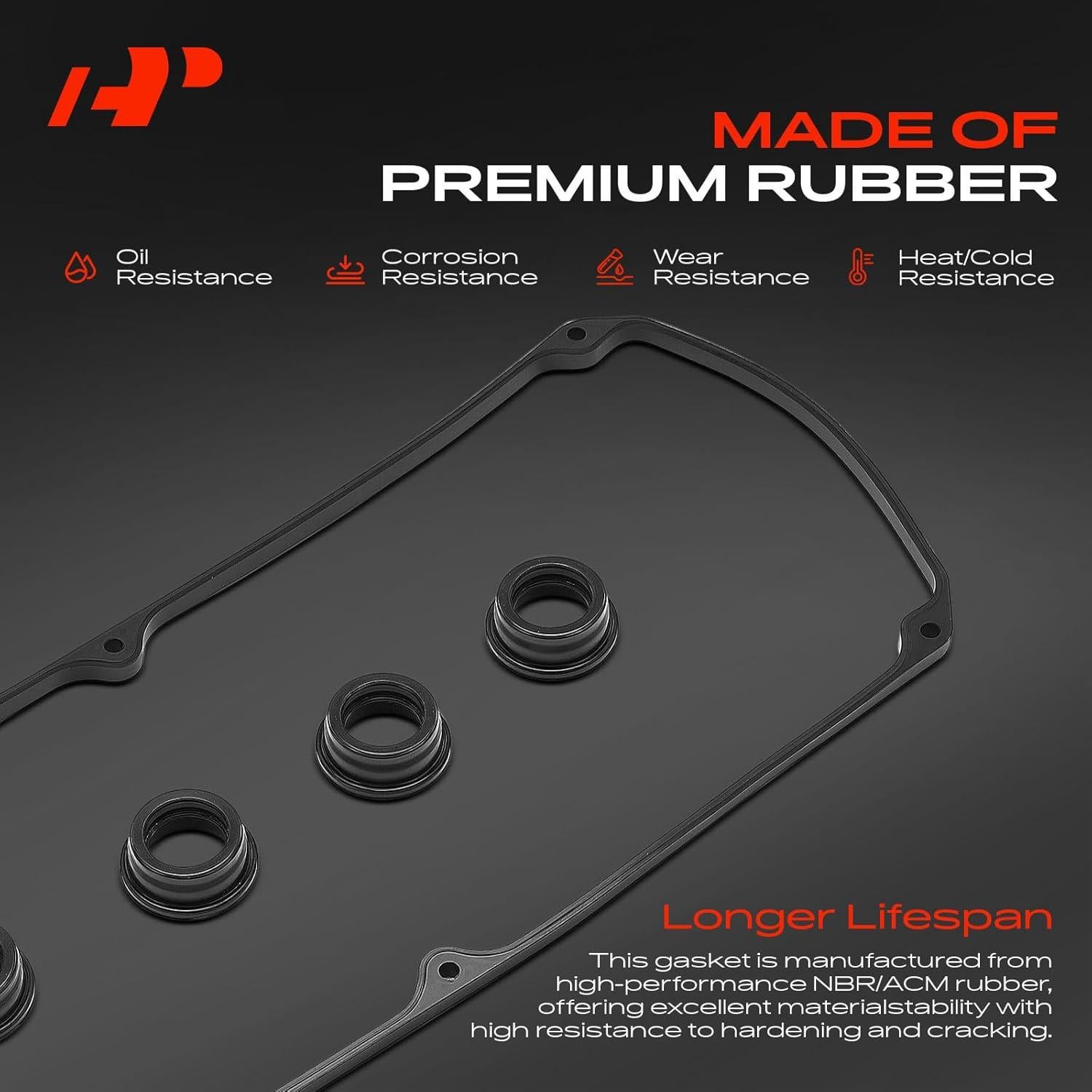 Juego de Junta de Tapa de Válvula A-Premium para Mitsubishi y Dodge
