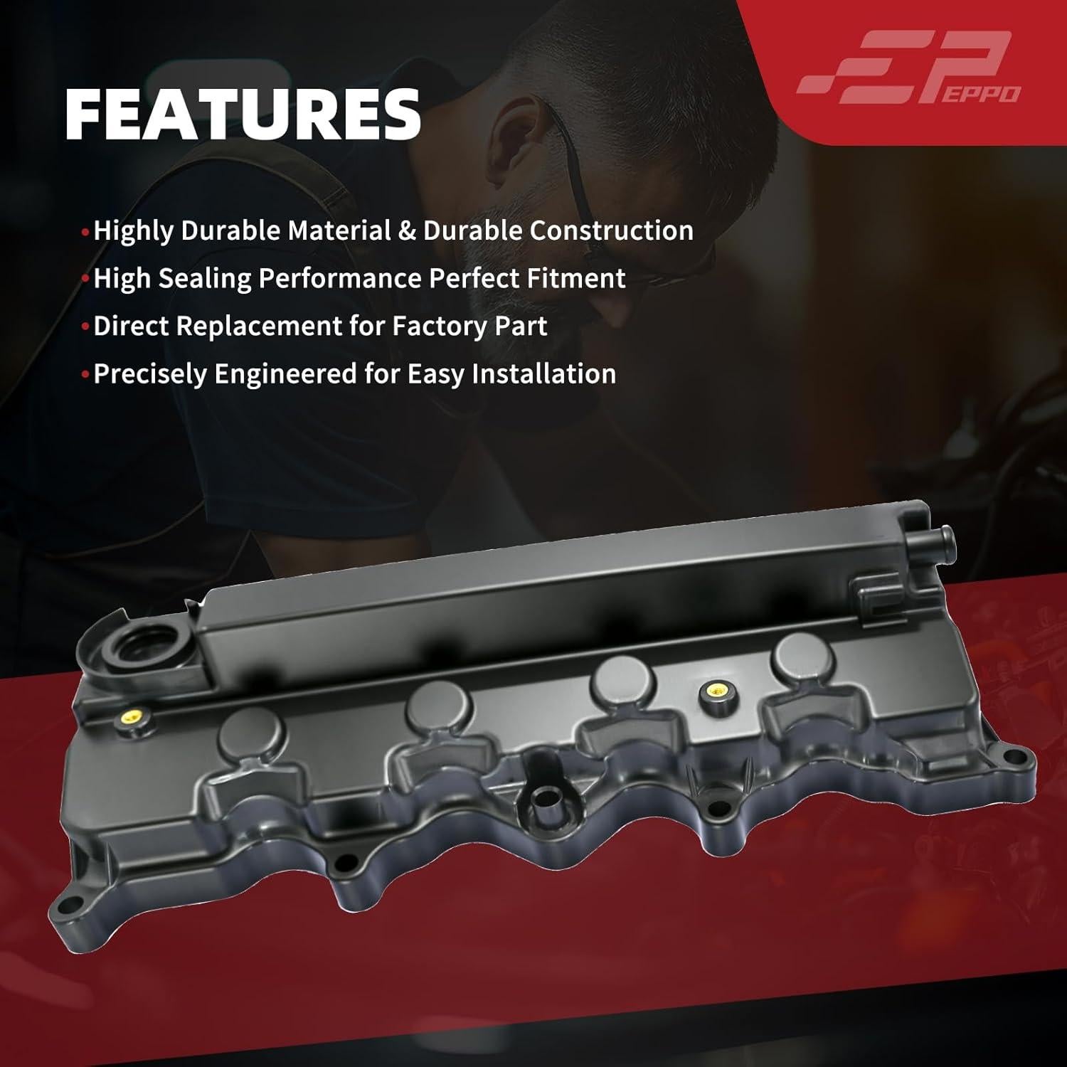Cubierta de Válvula EPPO para Honda Civic 2006-2015 y HR-V 2016-2019