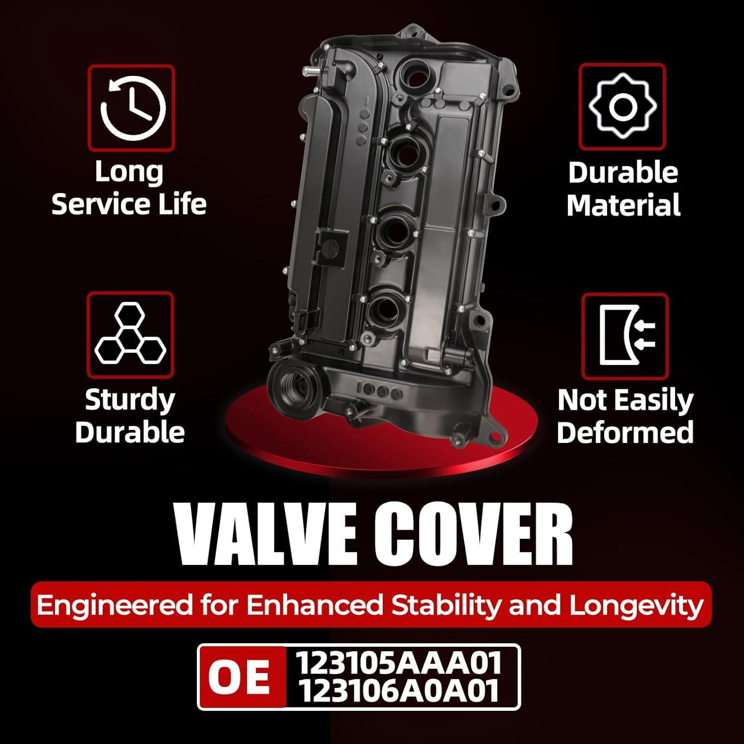 Cubierta de Válvula de Aluminio MITZONE para Honda 1.5L Turbo 2016-2024