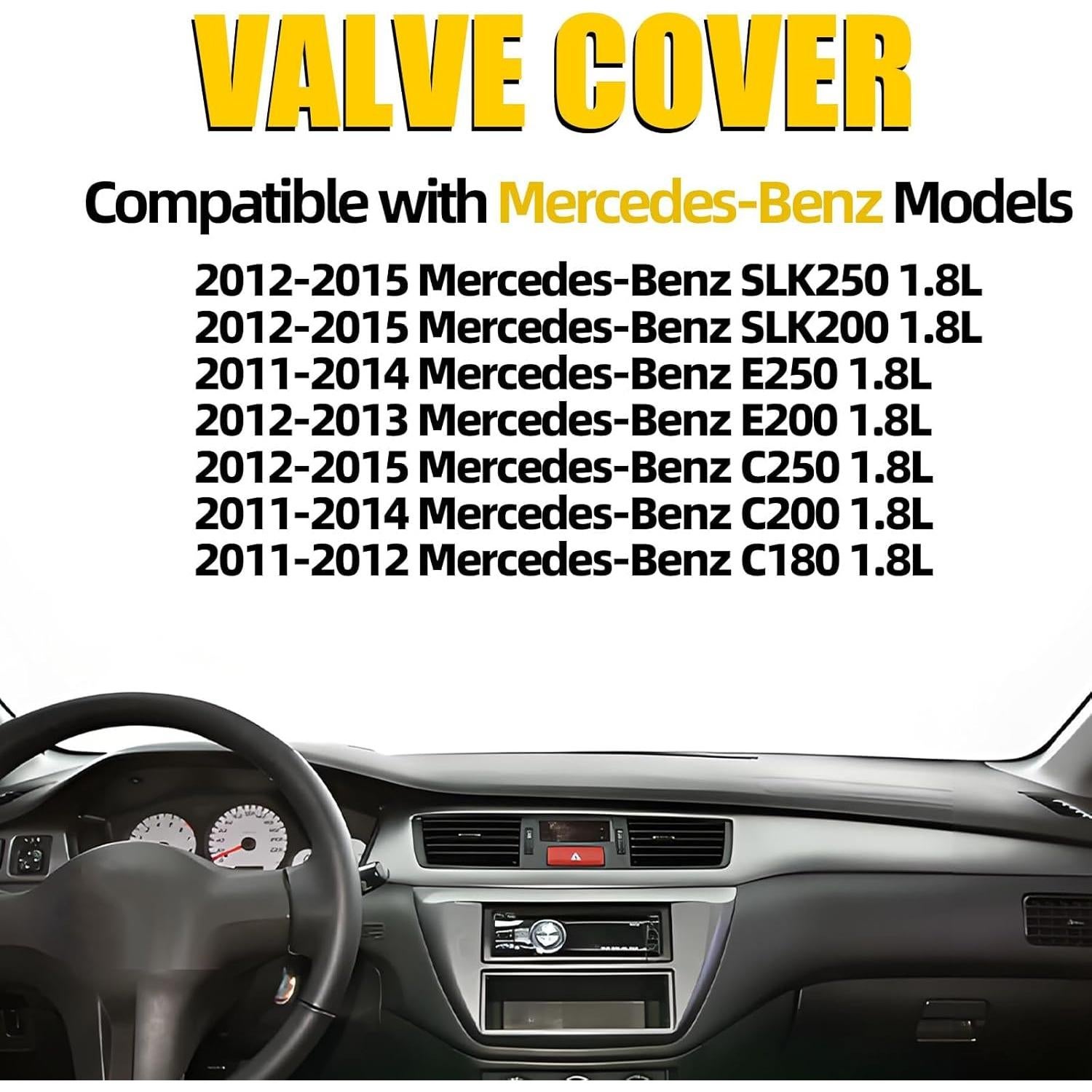 Cubierta de Válvula de Motor MILIPARTS 1.8L para Mercedes-Benz