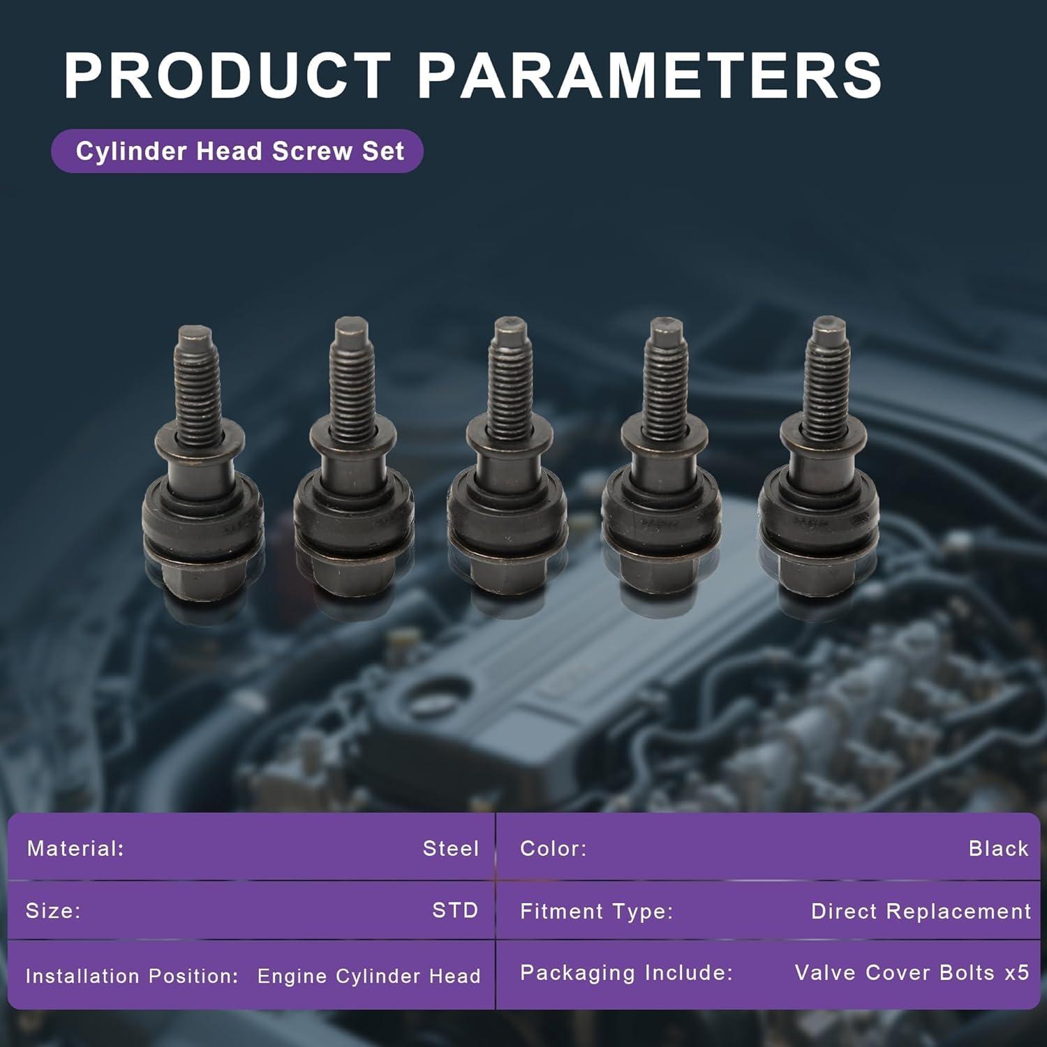 Kit de Tornillos de Tapa de Válvula Motor Sprwinautummer 2.0TFSI