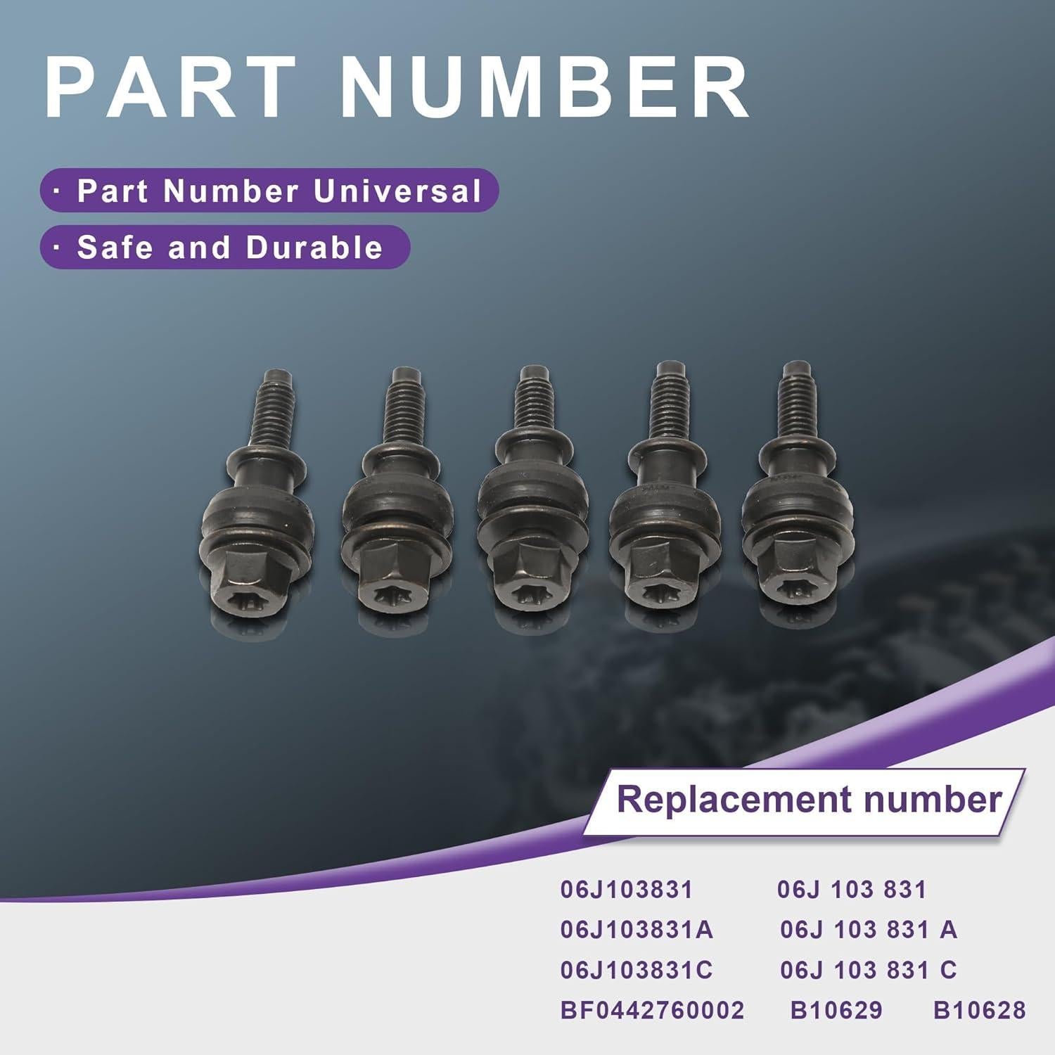 Kit de Tornillos de Tapa de Válvula Motor Sprwinautummer 2.0TFSI
