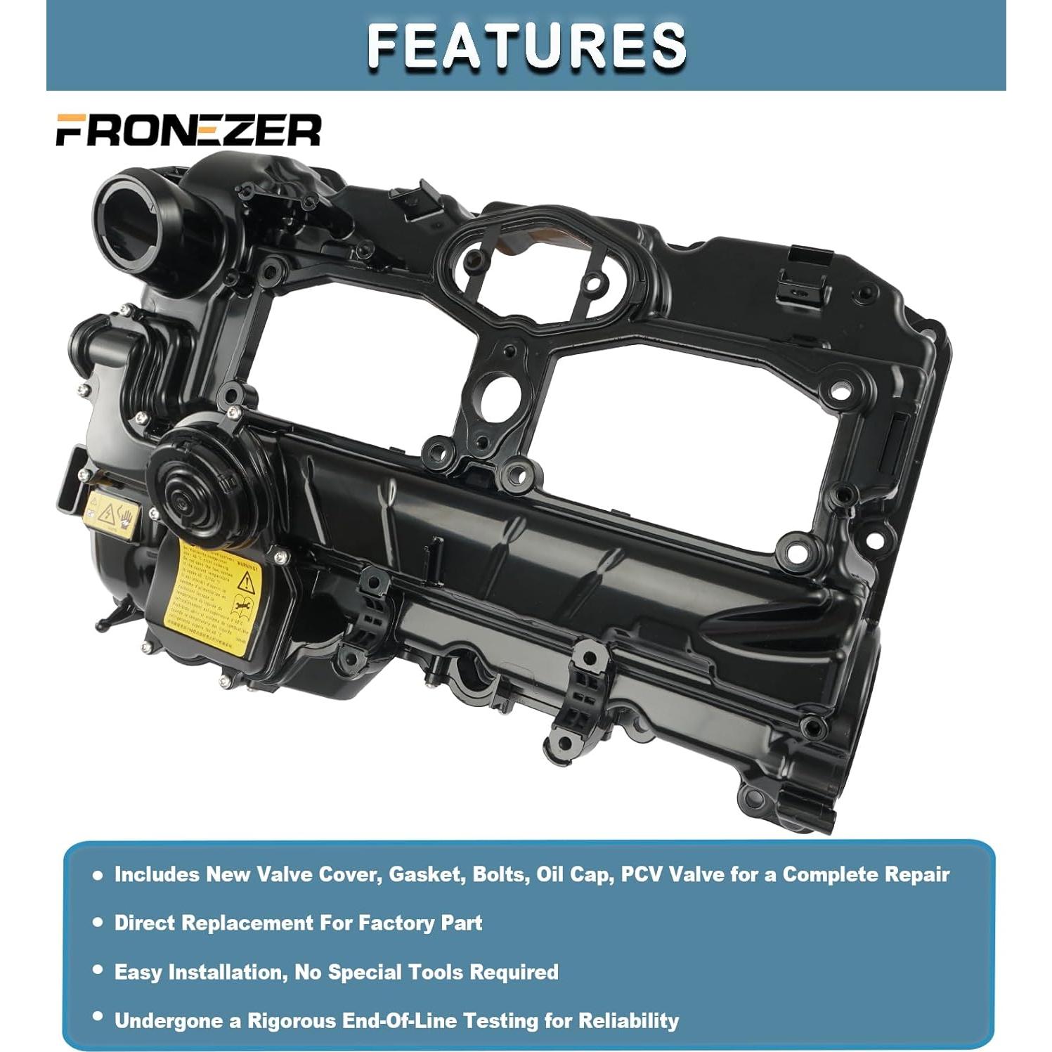 Kit Tapa de Válvula Motor N20 FRONEZER con Junta y Tornillos