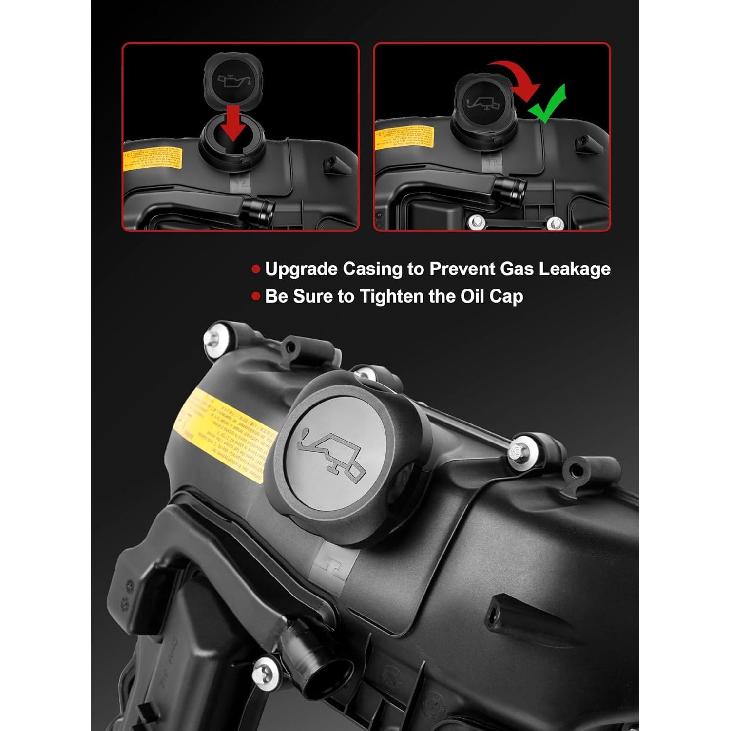 Cubierta de Válvula de Motor PYHAUTO 11127570292 Compatible