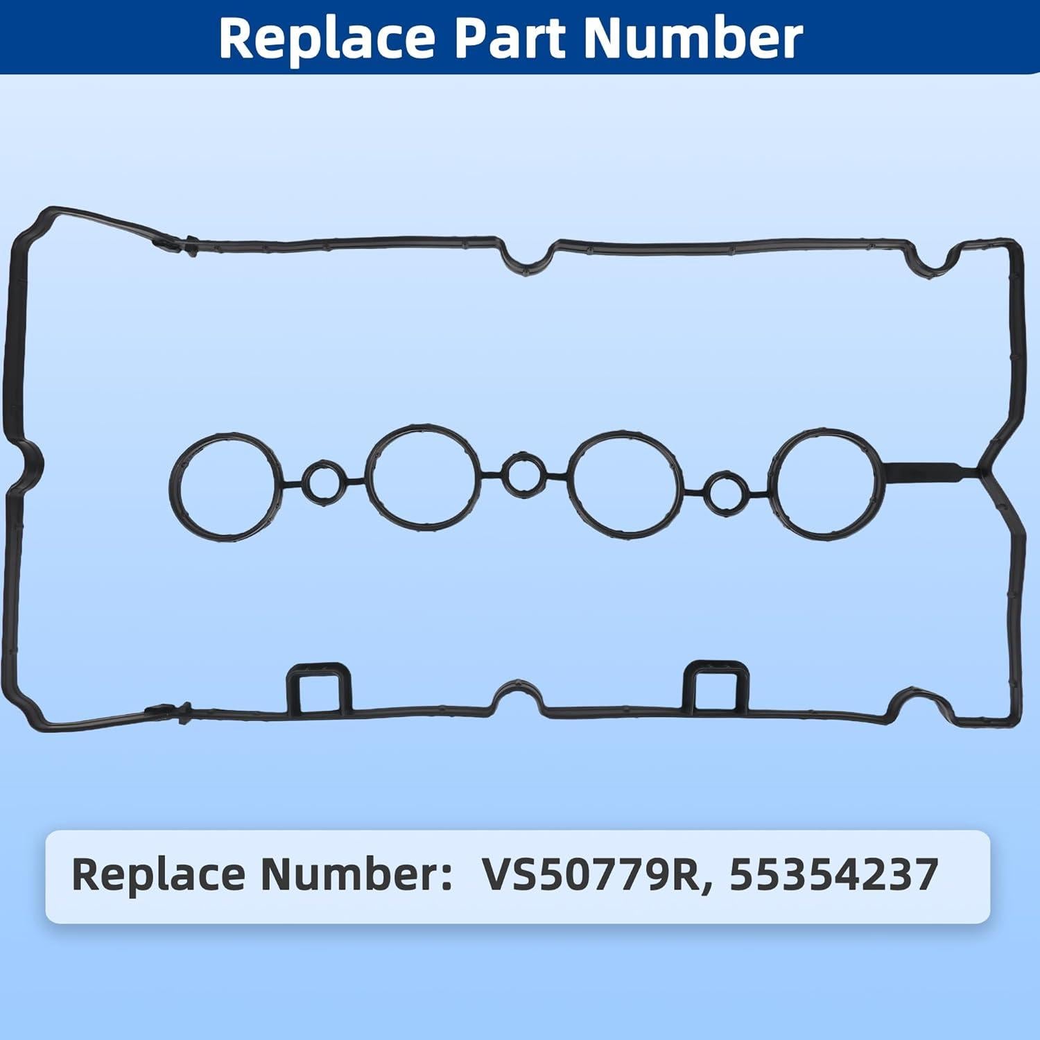 Juego de Junta de Tapa de Válvula RICHWEI para Chevy 2009-2018