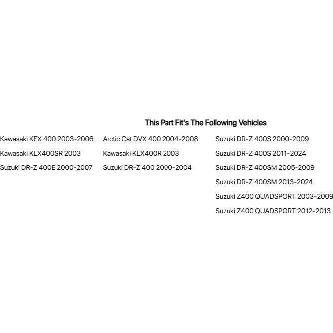 Junta de Tapa de Válvula Tusk para Suzuki Z400/DR-Z 400S