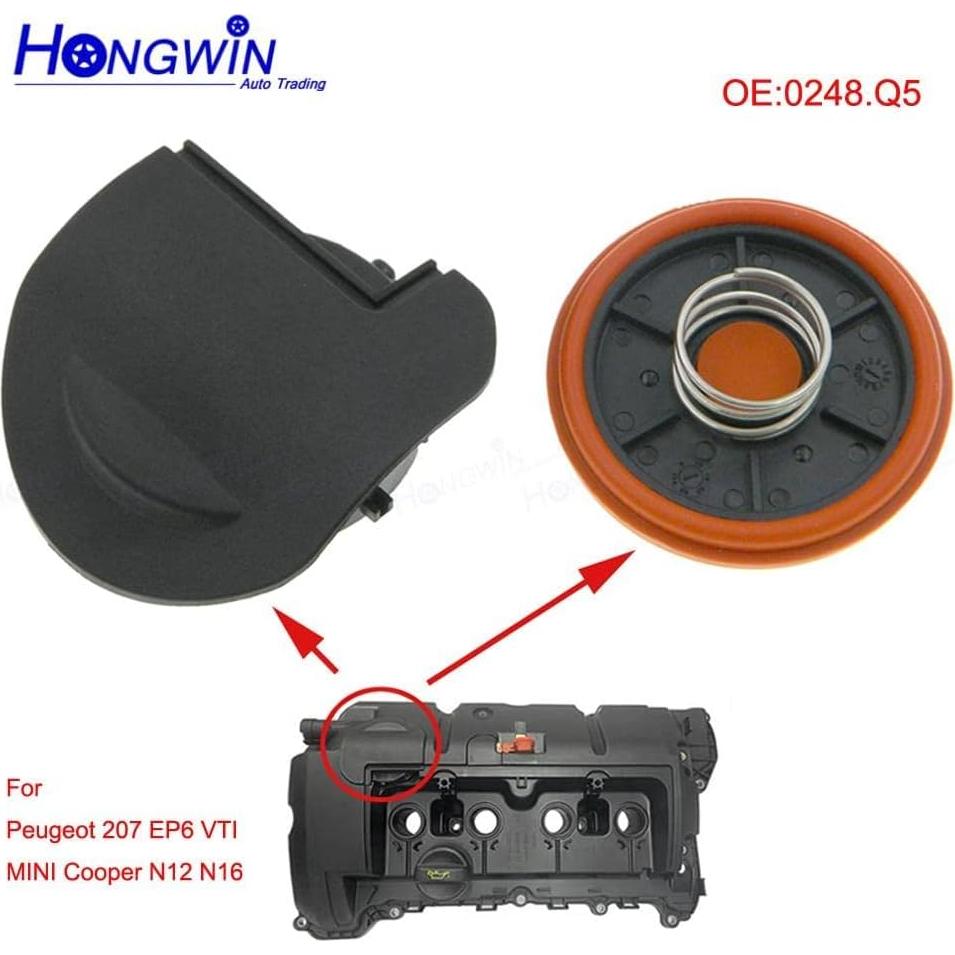 Kit de Reparación Tapa de Válvula PCV HWATPS para Peugeot 207 y Mini Cooper