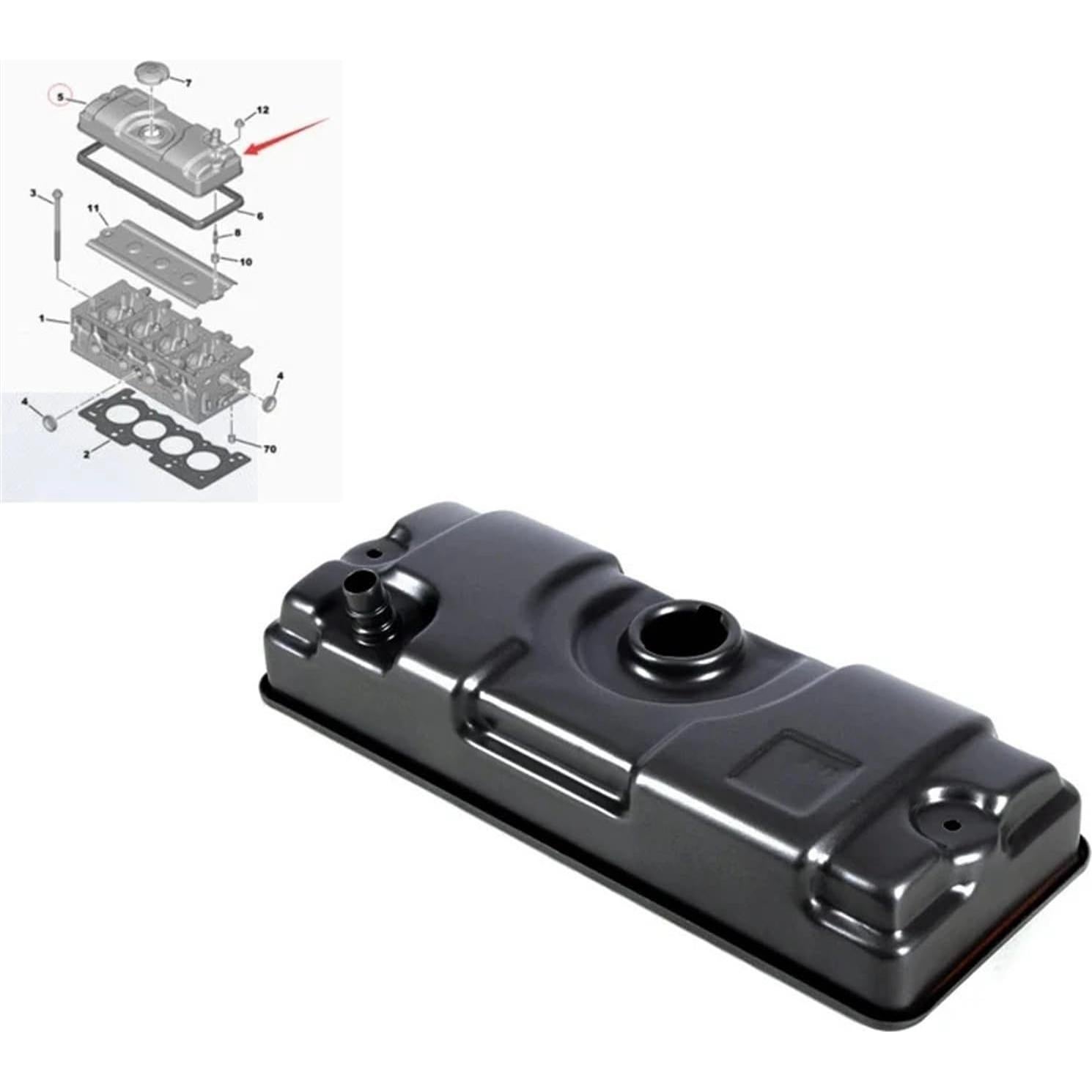 Cubierta de Cabeza de Cilindro ZQKSZUTC para Peugeot y Citroen