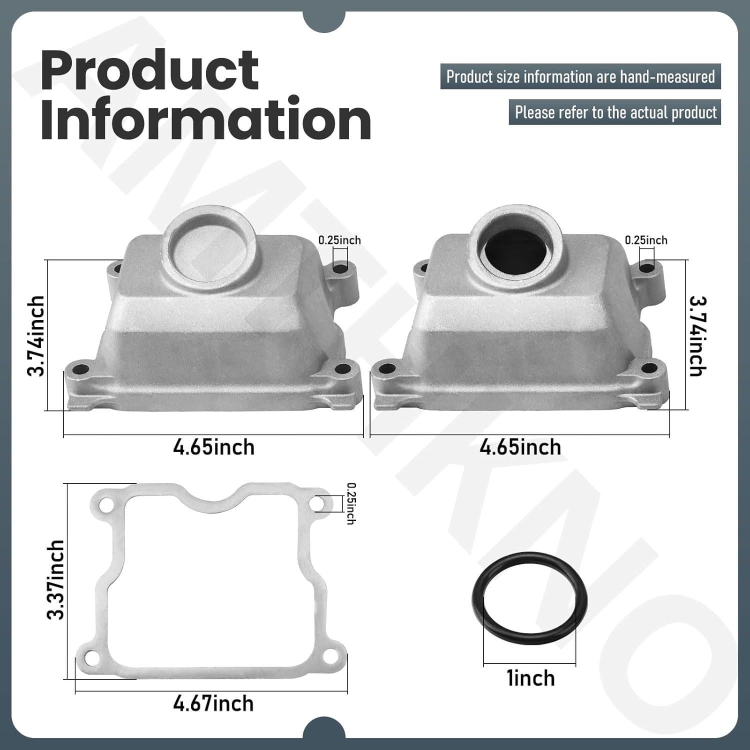 Kit de tapa de válvula aluminio MIU11645A John Deere 425 445 455