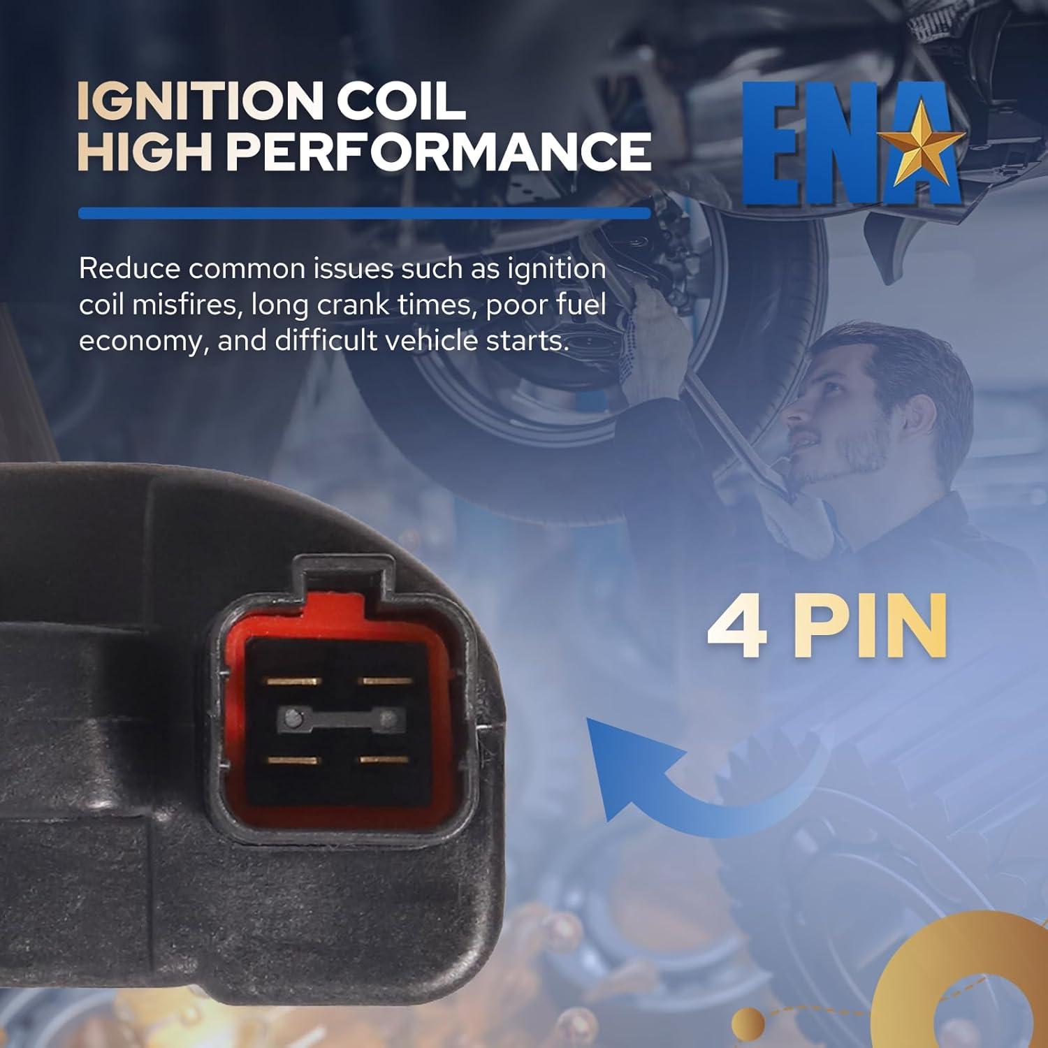 Bobina de Encendido ENA UF205 para Honda Accord y Prelude