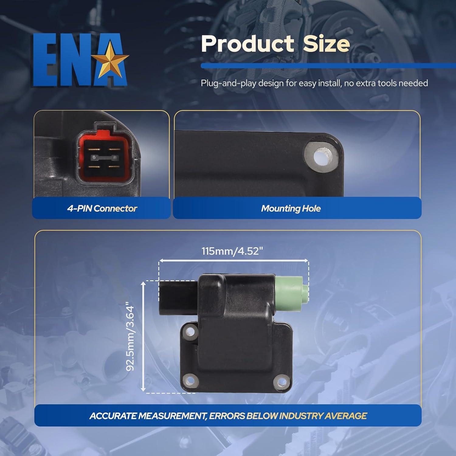 Bobina de Encendido ENA UF205 para Honda Accord y Prelude