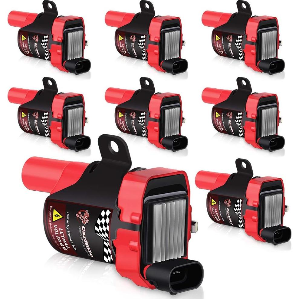 Bobinas de Encendido Redondas B4B D585 UF262 + Cables 8mm