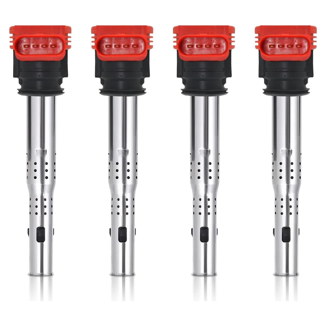 Paquete de 4 Bobinas de Encendido Marsram UF529 para Audi y VW