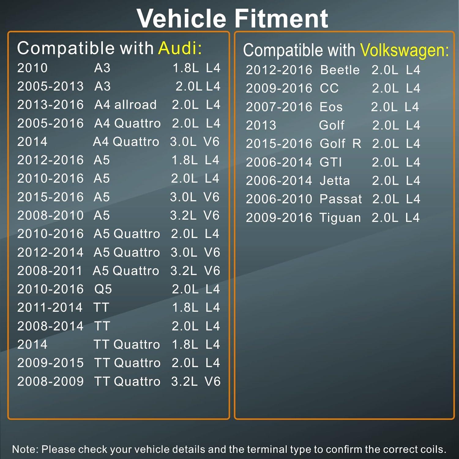 Juego de 4 Bobinas de Encendido y Bujías APDLFSC UF529