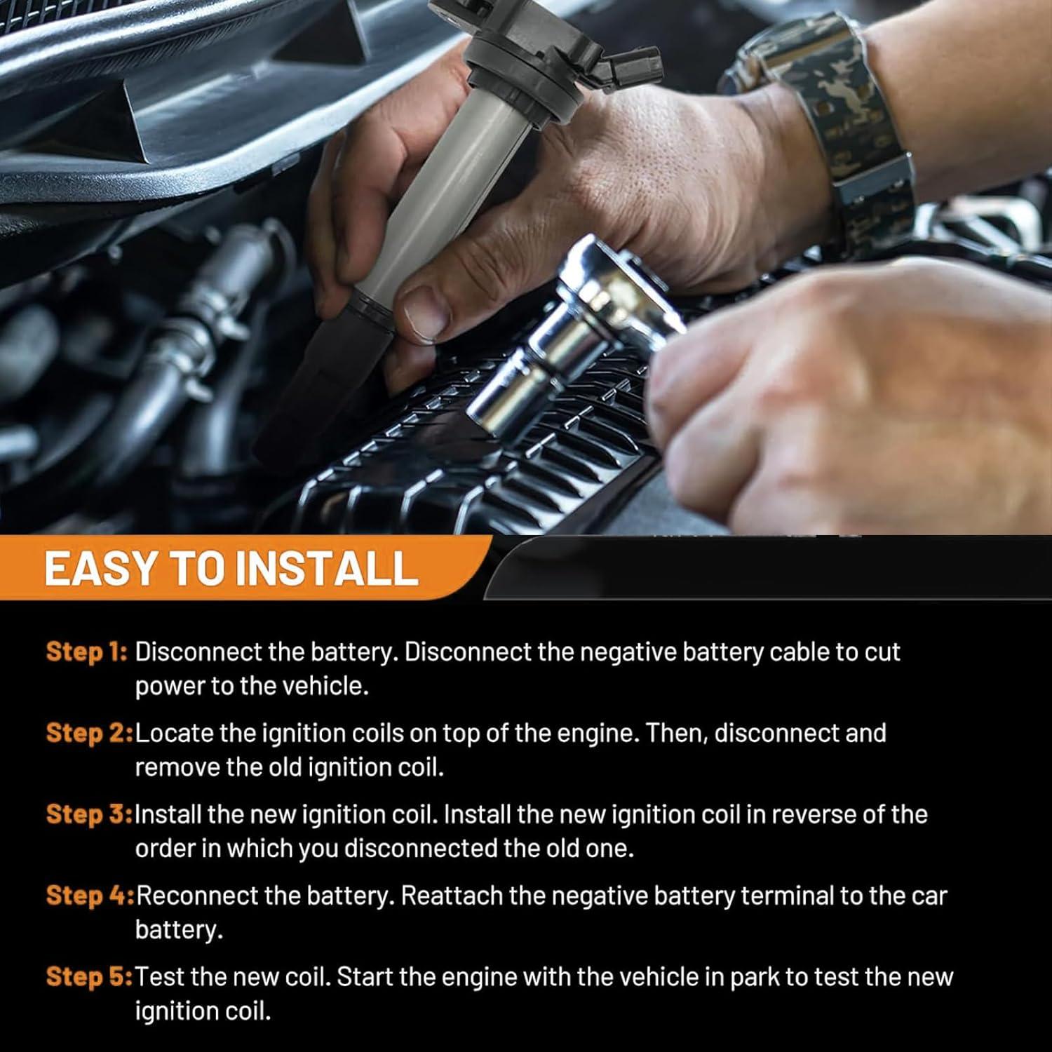 Juego de 6 Bobinas de Encendido y Bujías Iridio FFFauto UF603