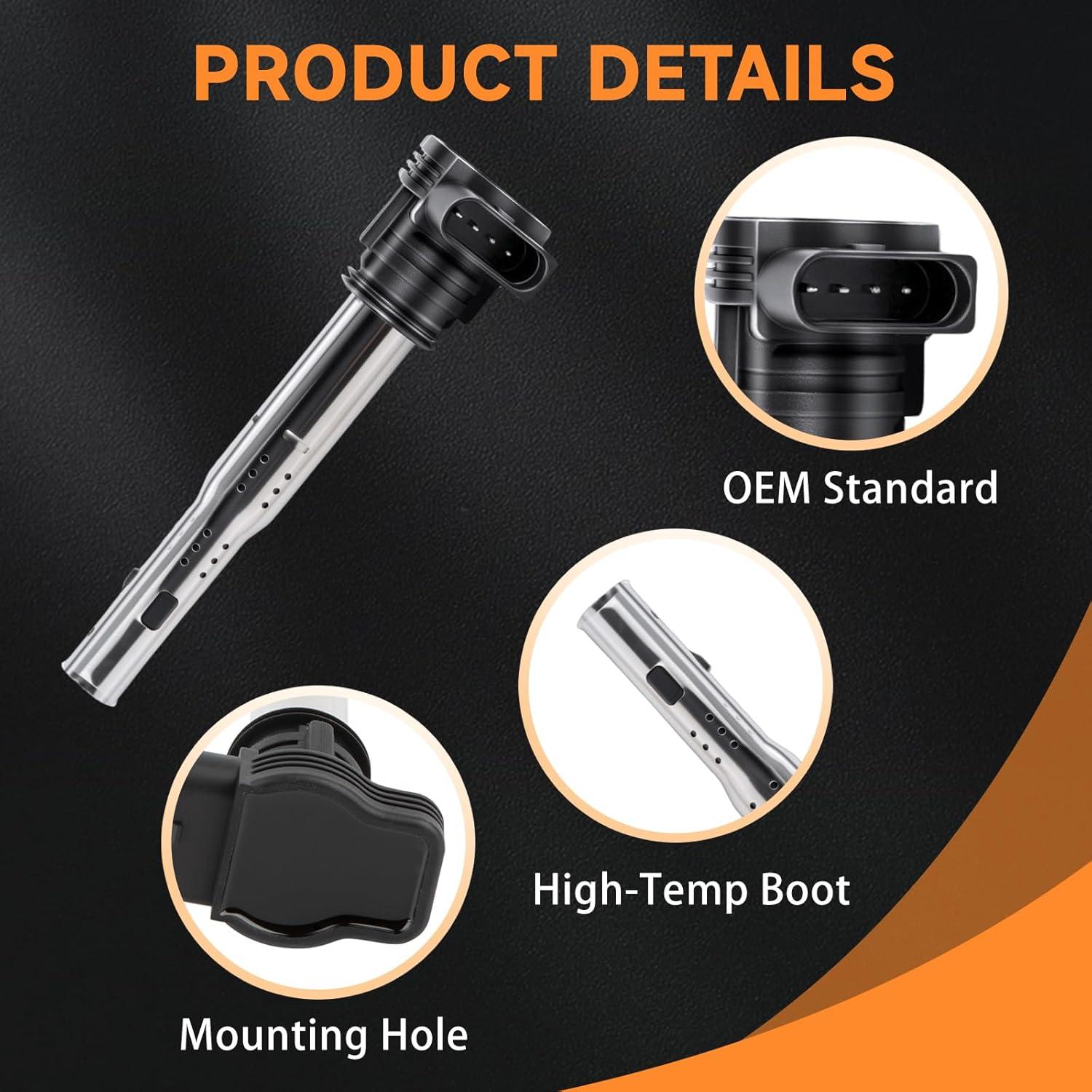 Juego de Bobinas de Encendido y Bujías Motorevo UF575-2667