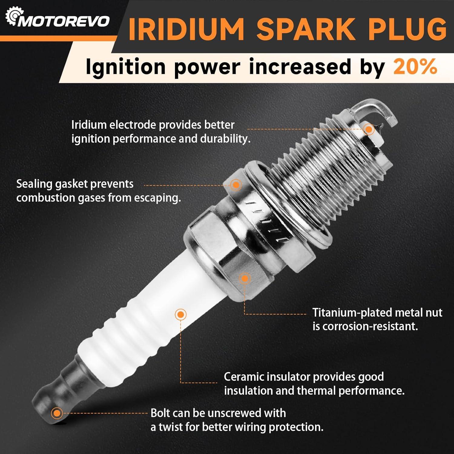 Juego de Bobinas de Encendido y Bujías Motorevo UF575-2667