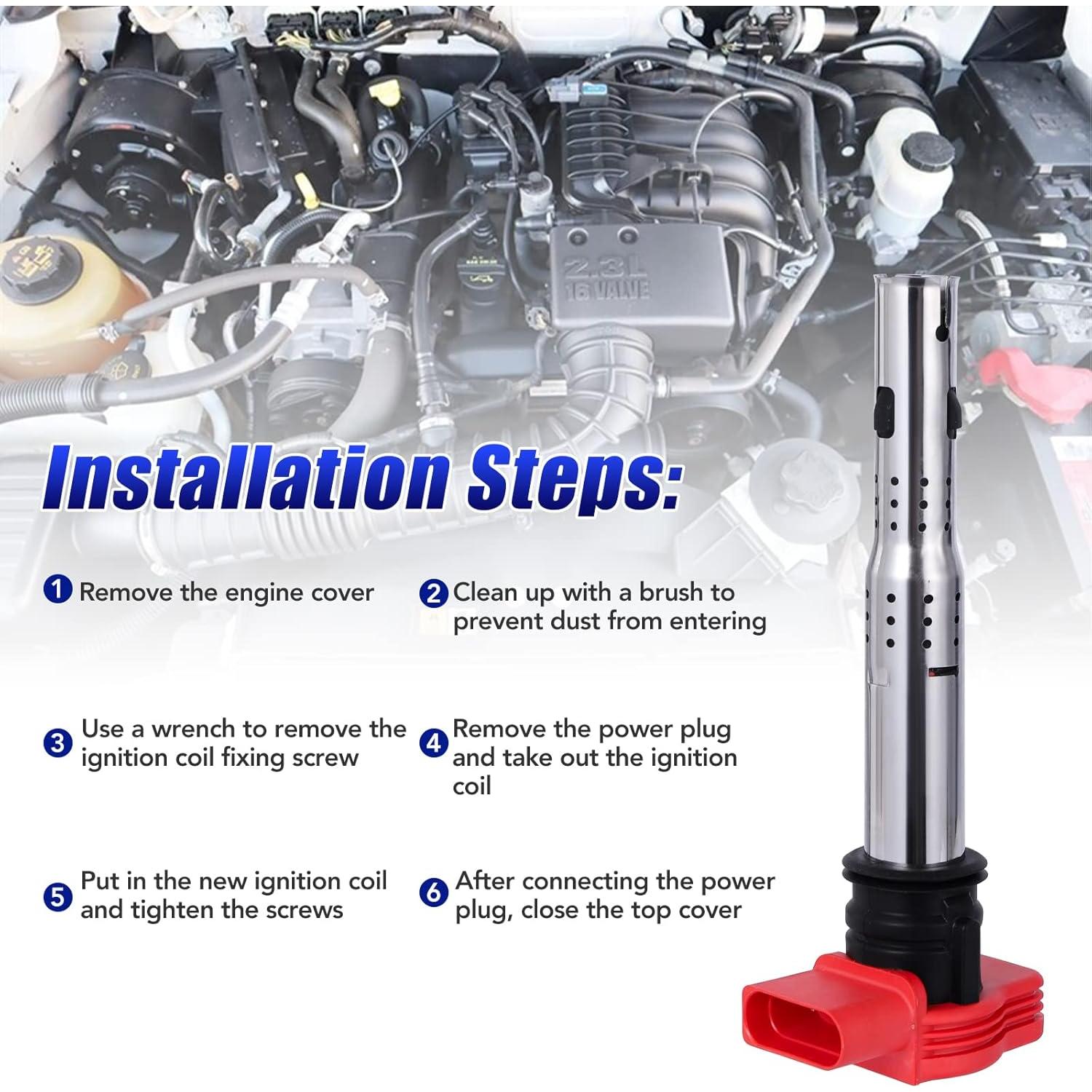 Juego de 4 Bobinas de Encendido LCWRGS para Audi y VW 2.0T