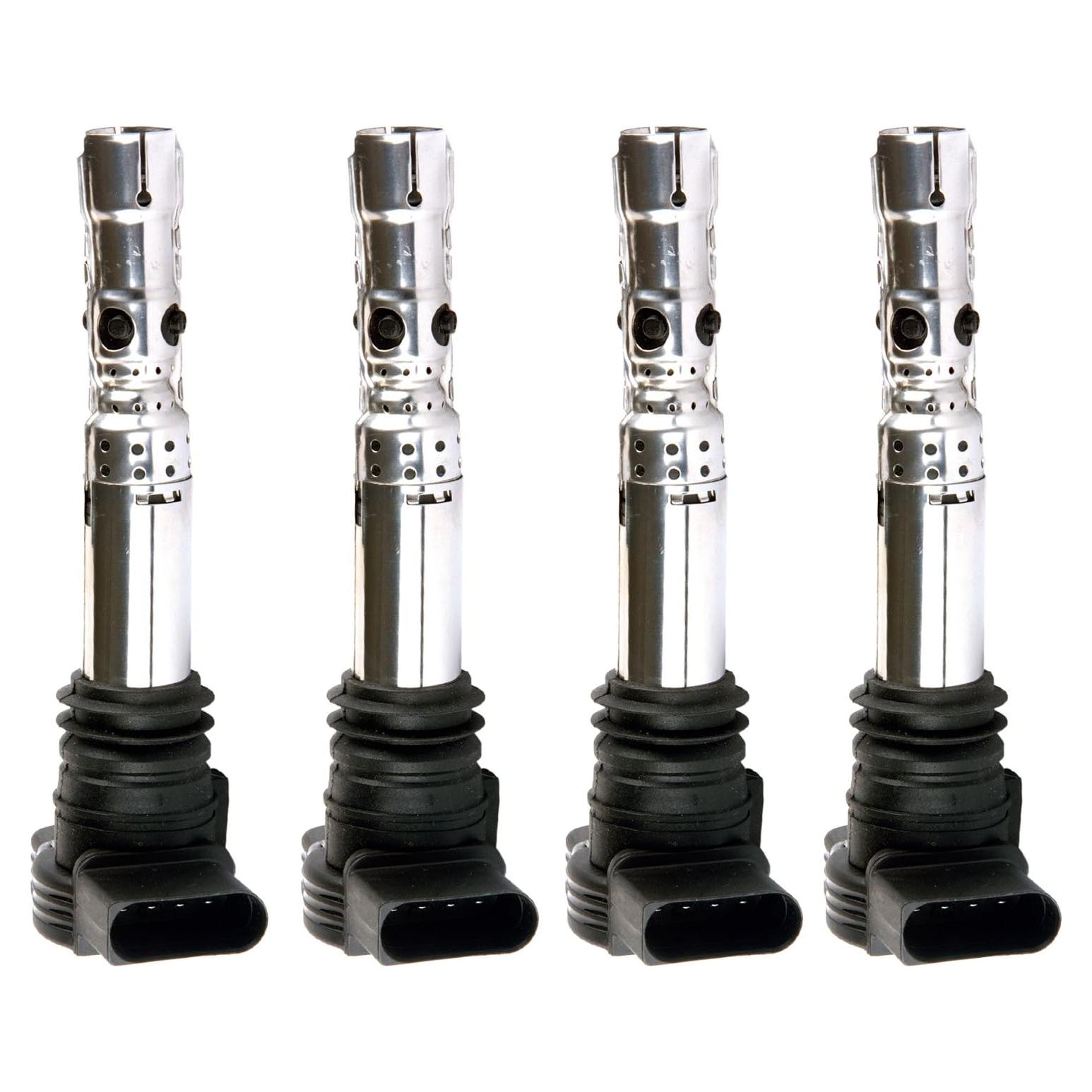 Juego de 4 Bobinas de Encendido MAS para Audi y Volkswagen 1.8L