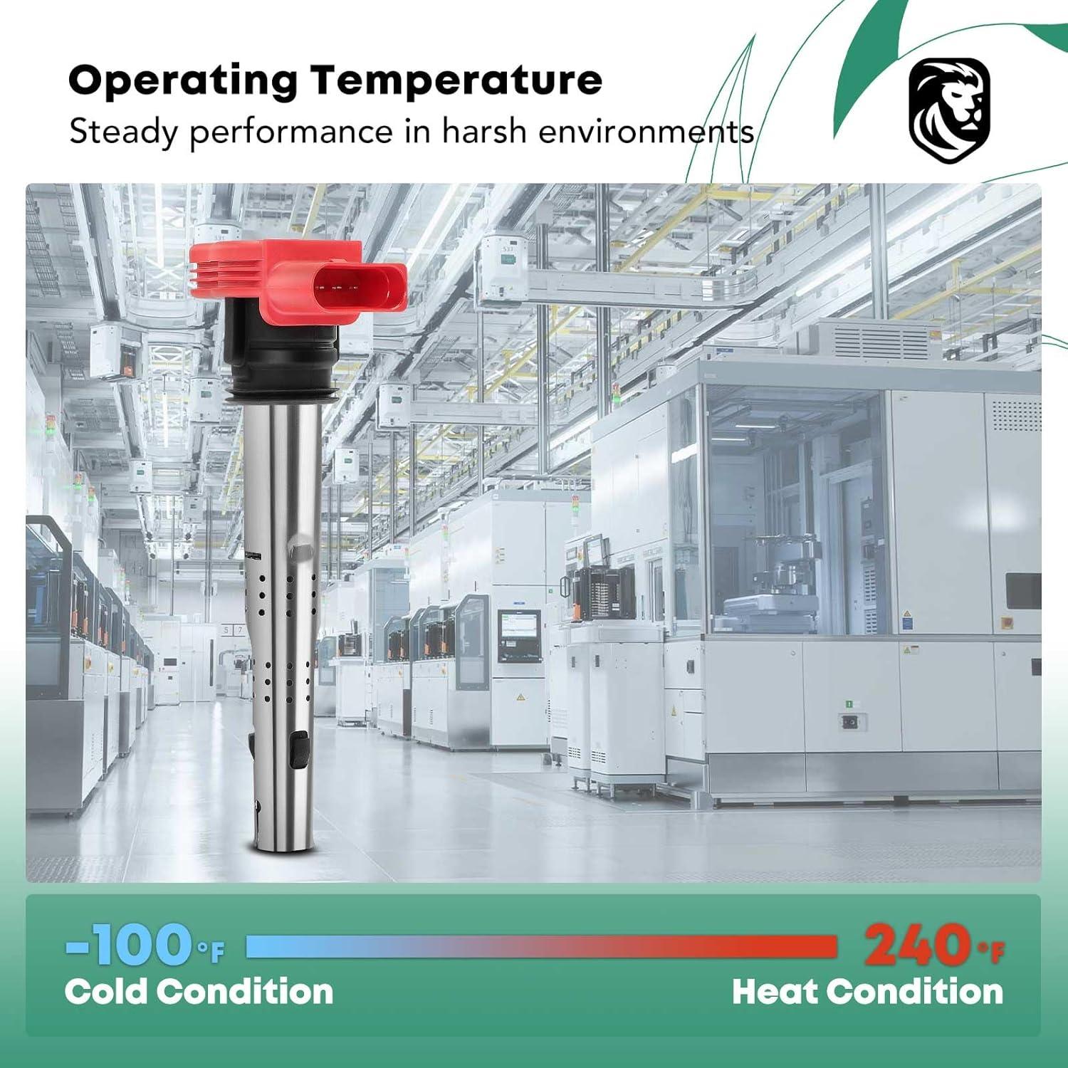 Bobinas de Encendido YHTAUTO para Audi y Volkswagen 8 Piezas