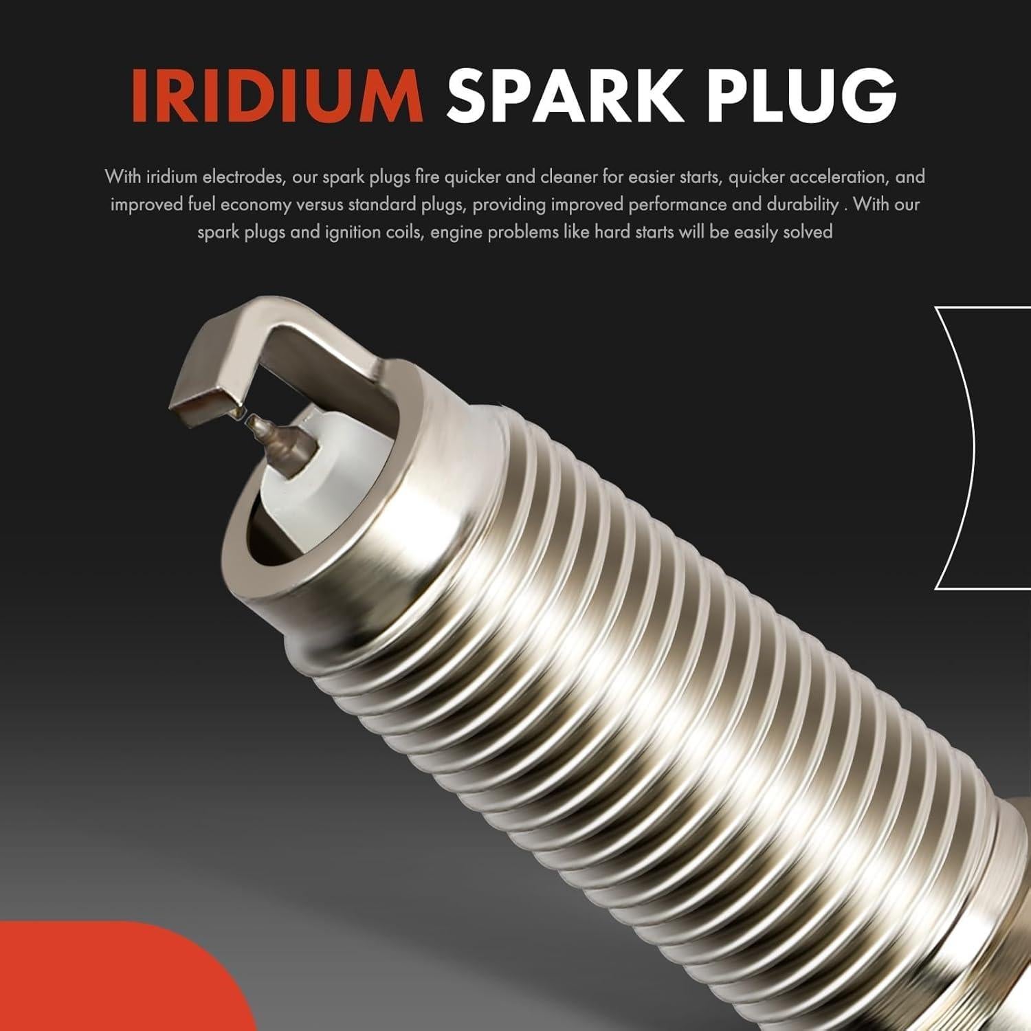 Bobinas de Encendido y Bujías de Iridio A-Premium para Ford Fiesta 2011-2019 1.6L