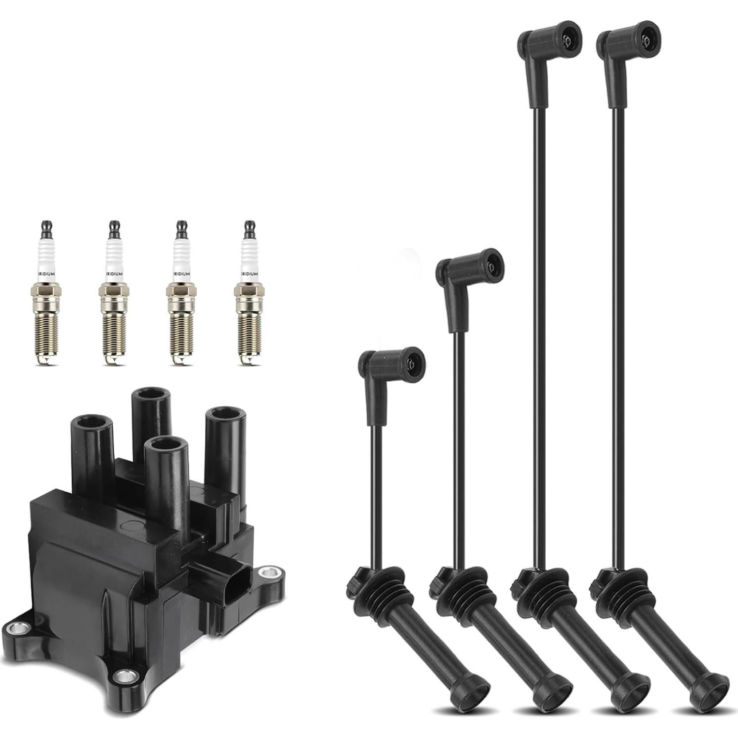 Bobinas de Encendido y Bujías de Iridio A-Premium para Ford Fiesta 2011-2019 1.6L
