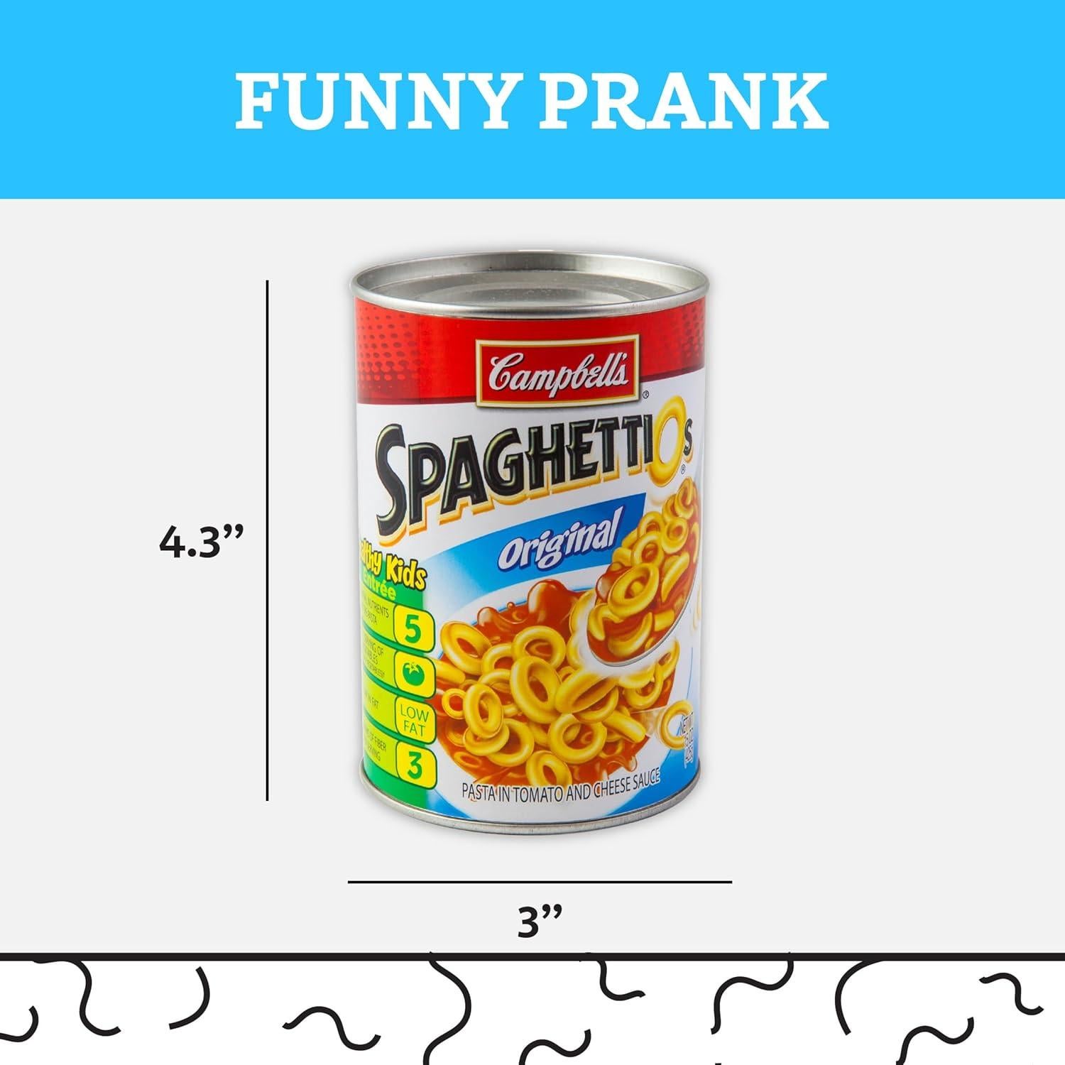 Caja Diversión BigMouth Lata SpaghettiOs Almacenamiento Secreto