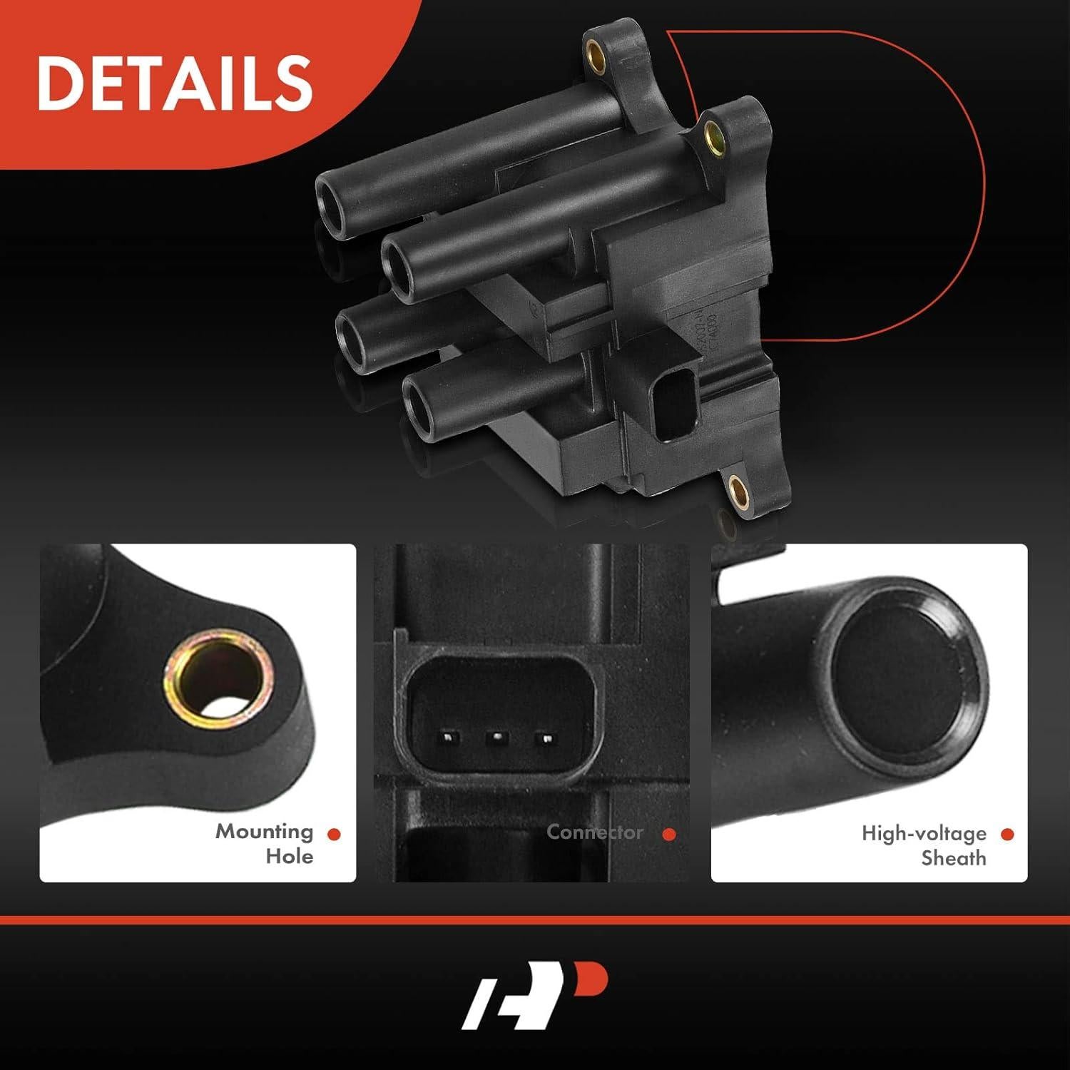 Bobina de Encendido A-Premium para Ford Fiesta 1.6L 2011-2019