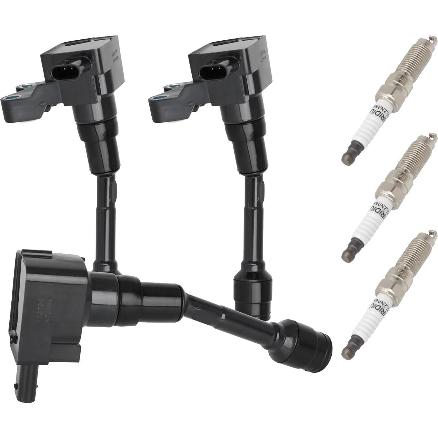 Bobinas de Encendido ECCPP UF736 + 3 Bujías Iridio para Ford