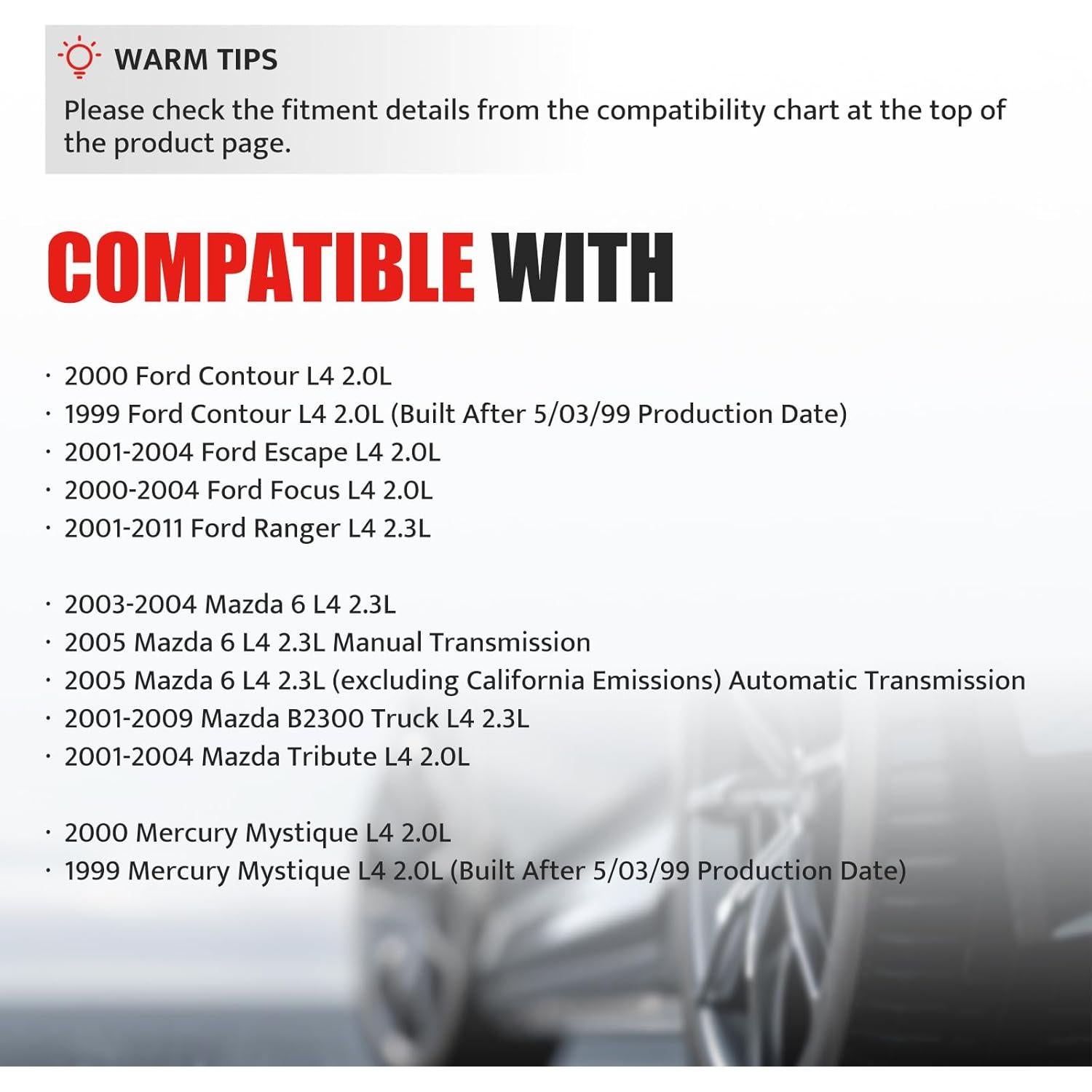 Bobina de Encendido NPAUTO FD497 FD501 para Ford y Mazda