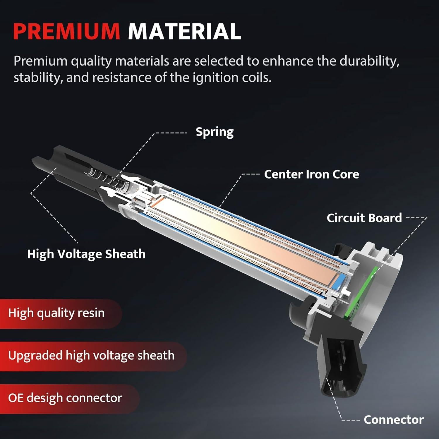 Bobina de Encendido NPAUTO FD497 FD501 para Ford y Mazda