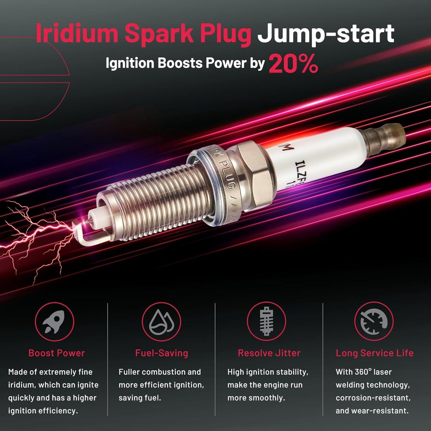 Bobinas de Encendido y Bujías BDFHYK para BMW 6 Piezas