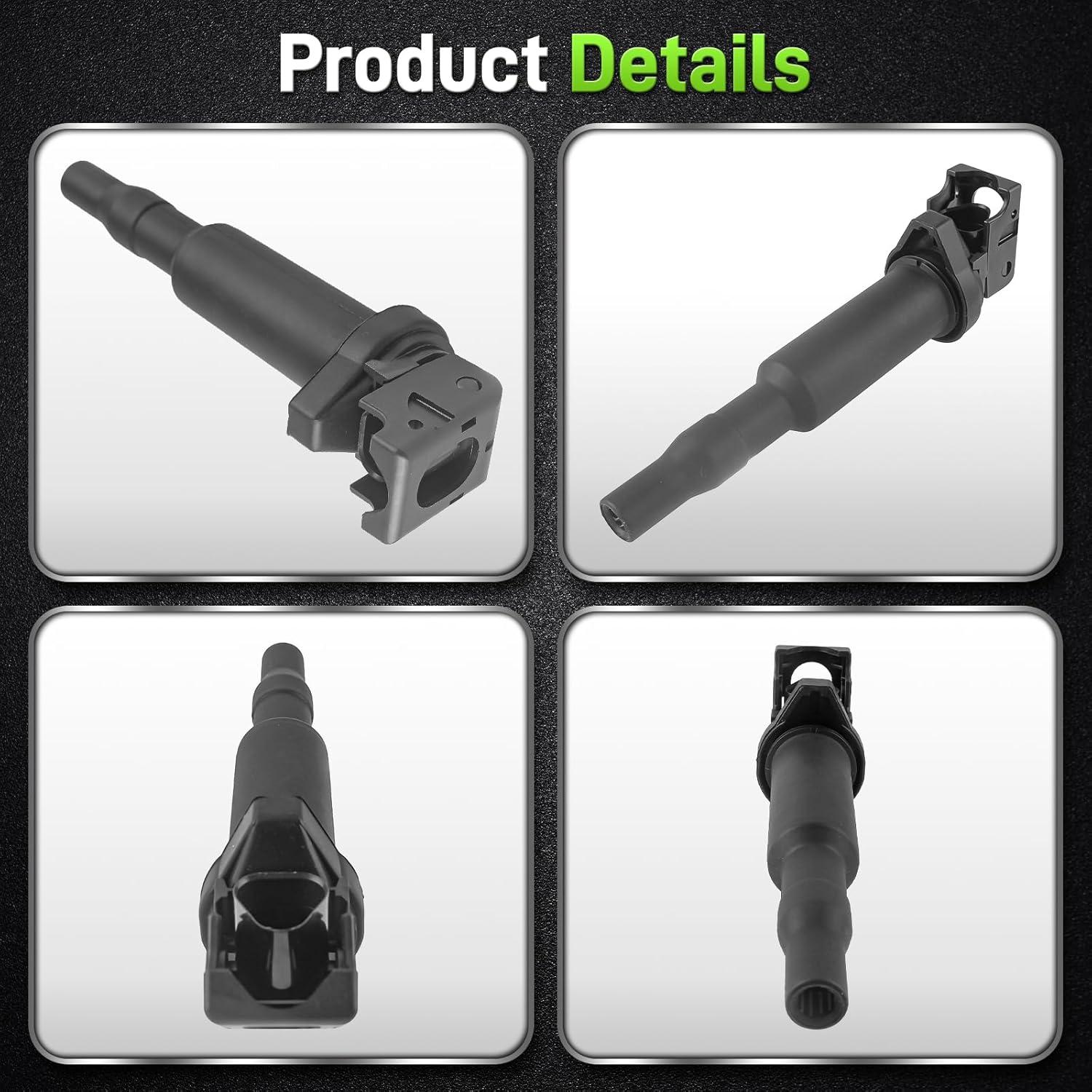 Juego de 4 Bobinas de Encendido y Bujía Iridio Partszen