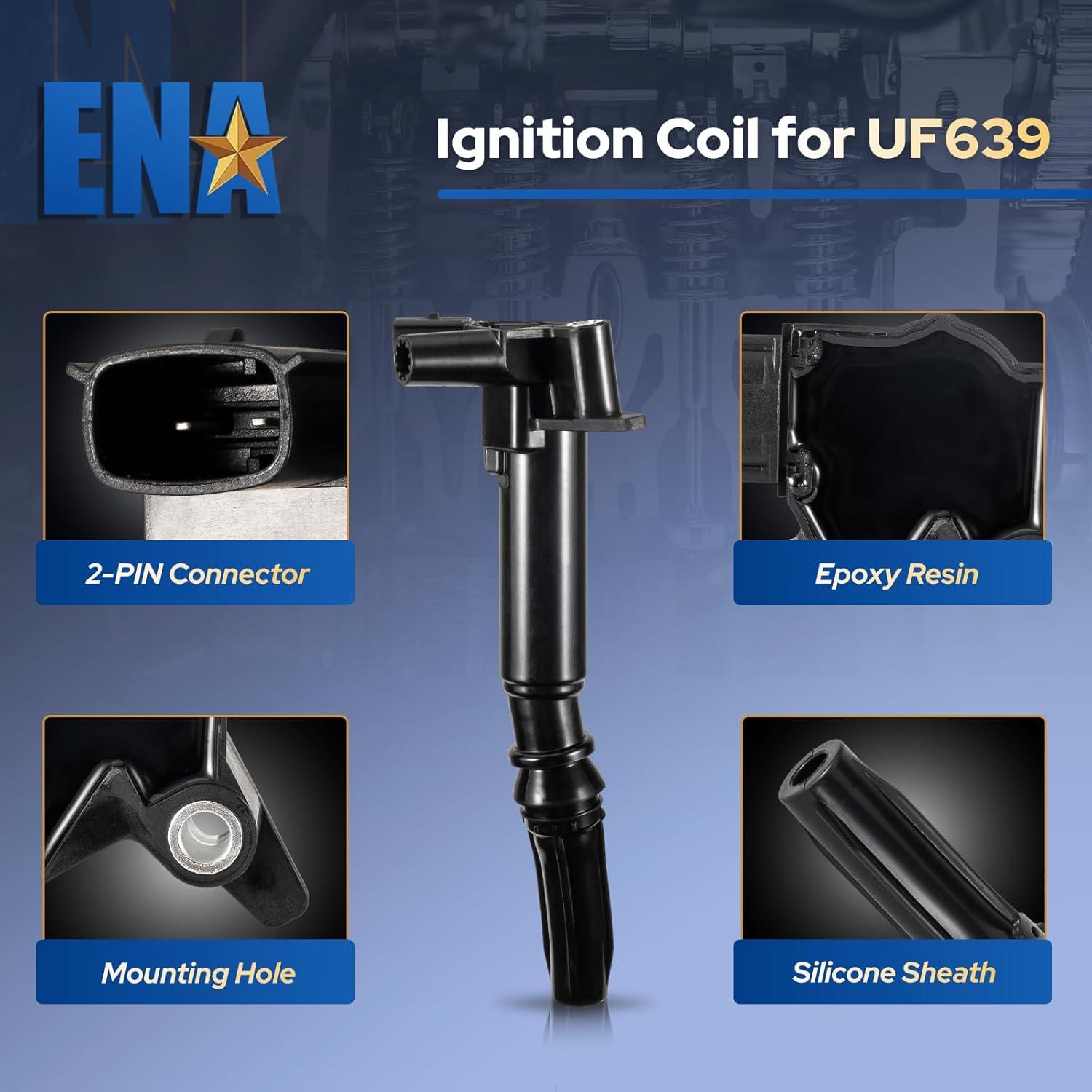 Pack 8 Bobinas de Encendido ENA 6.2L V8 para Ford F-150 F-250 F-350