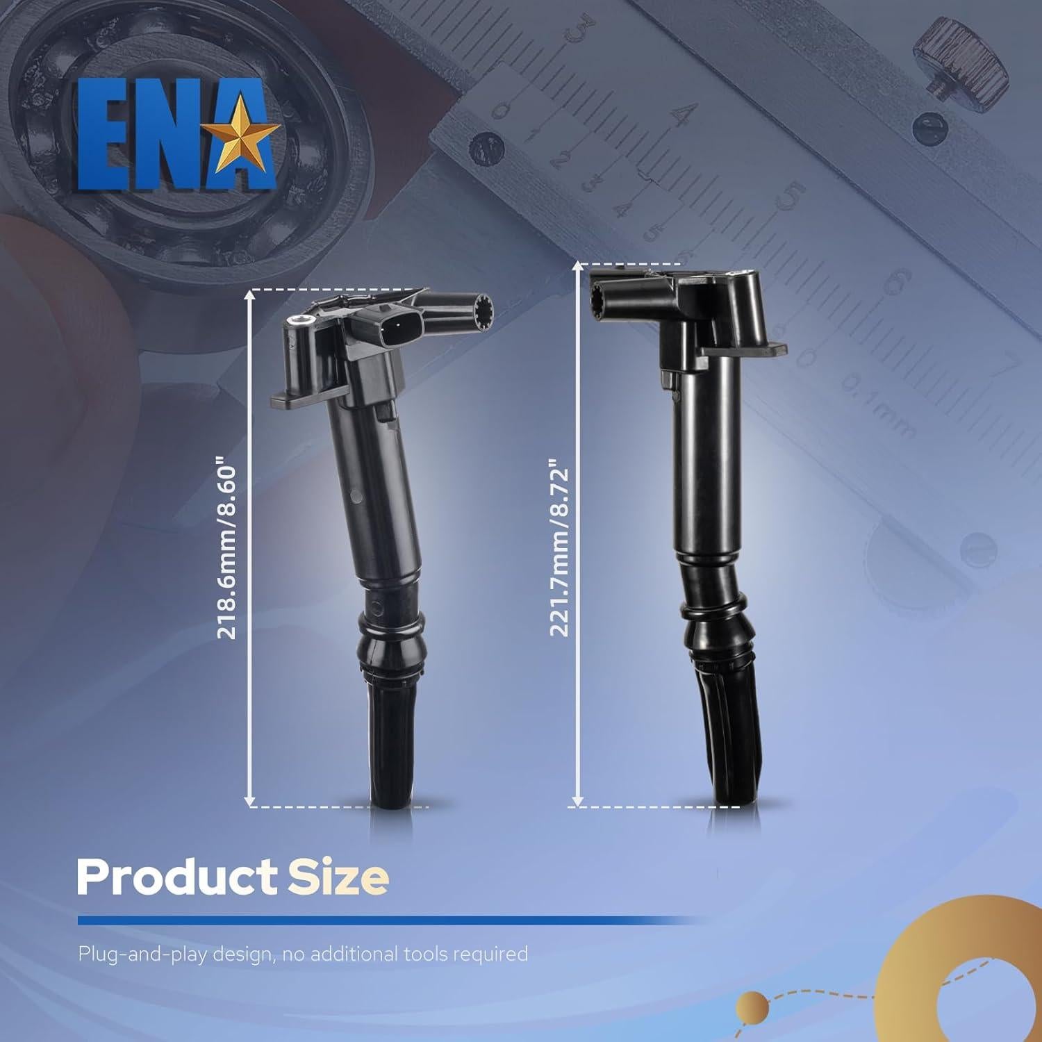 Pack 8 Bobinas de Encendido ENA 6.2L V8 para Ford F-150 F-250 F-350