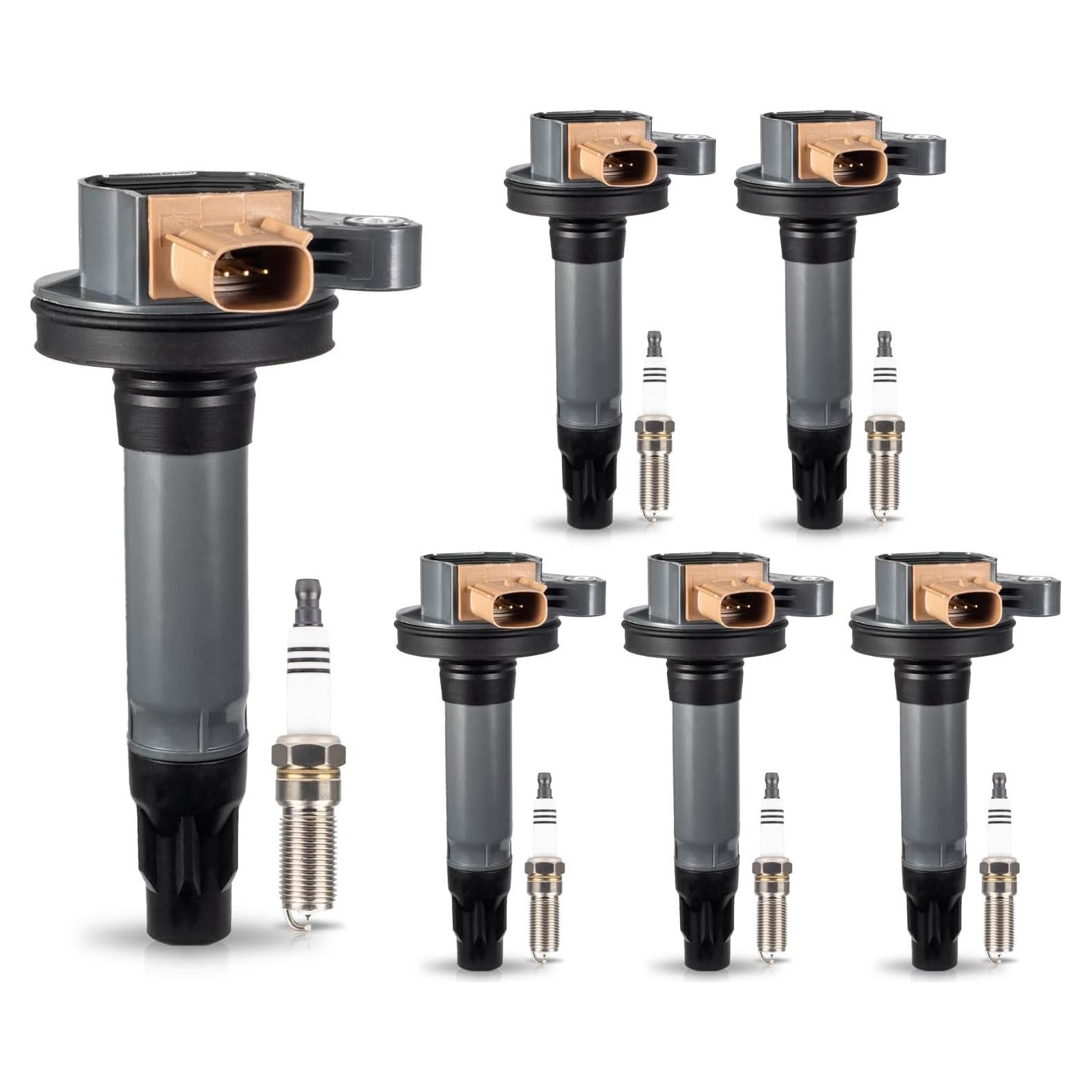 Juego de 6 Bobinas de Encendido y Bujías Iridio ENA 3.5L Ford