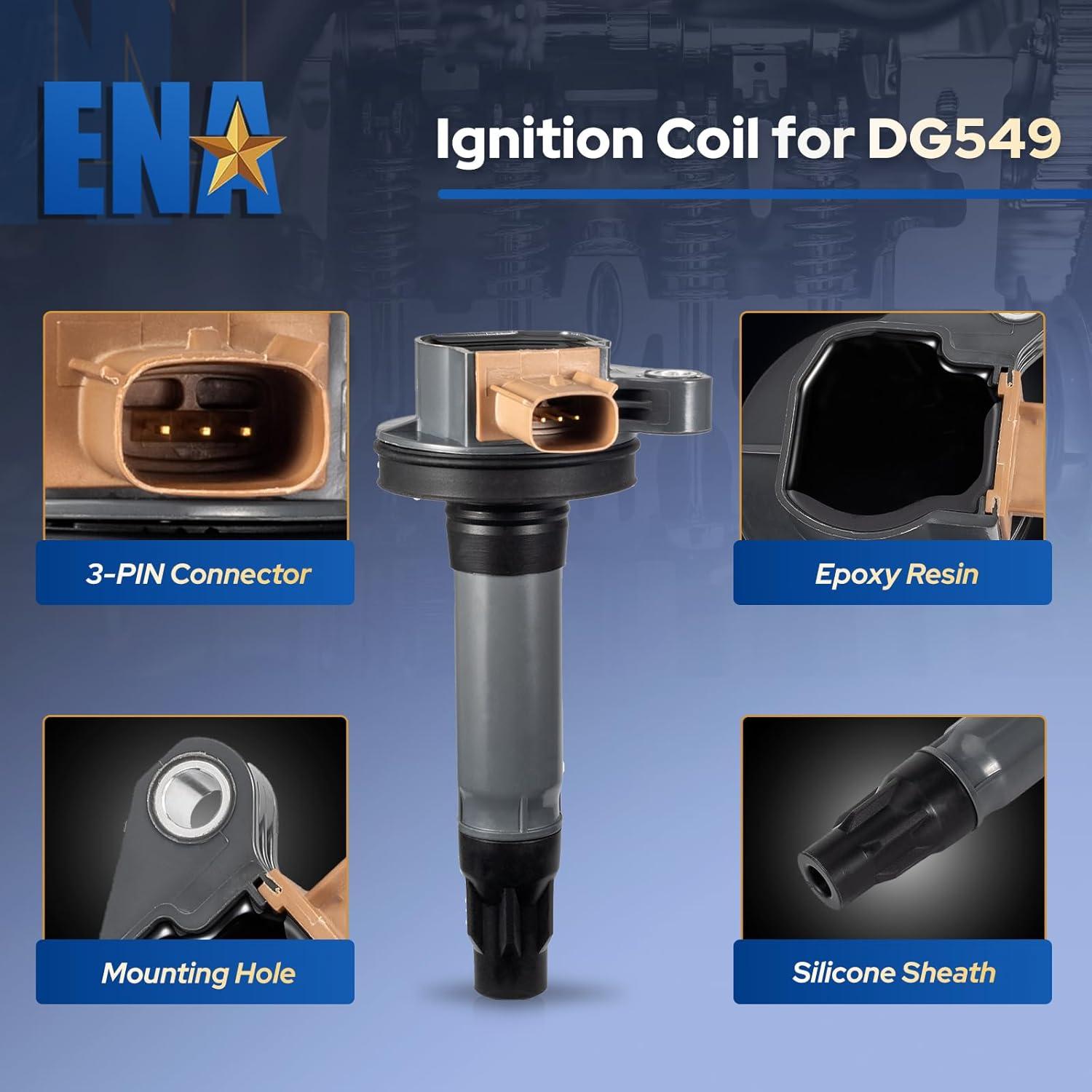 Juego de 6 Bobinas de Encendido y Bujías Iridio ENA 3.5L Ford