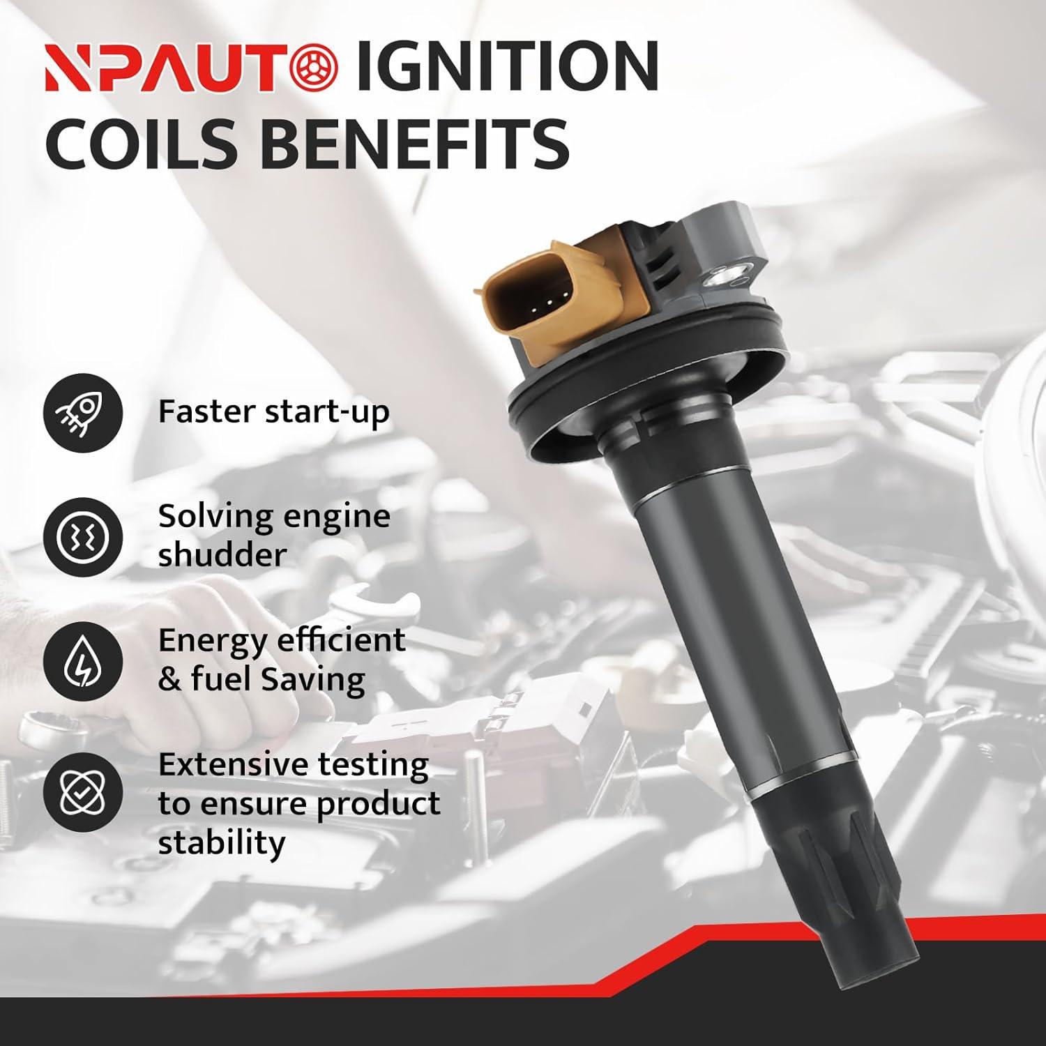 Juego de 6 Bobinas de Encendido NPAUTO UF-646 para Ford 3.5L V6