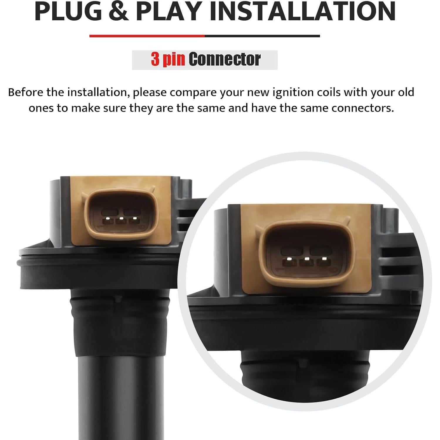 Juego de 6 Bobinas de Encendido NPAUTO UF-646 para Ford 3.5L V6