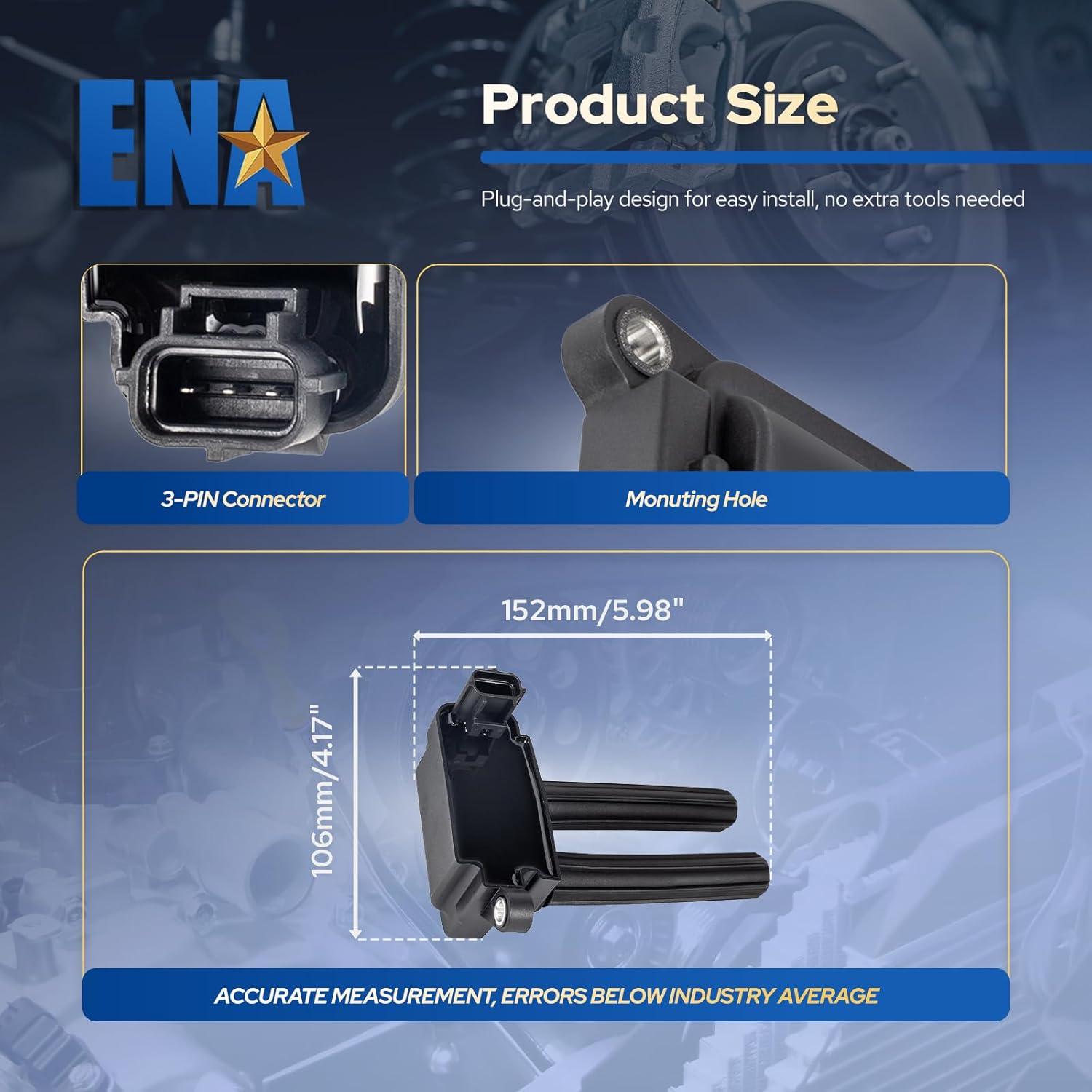 Juego de 8 Bobinas de Encendido ENA para Dodge Ram 5.7 V8