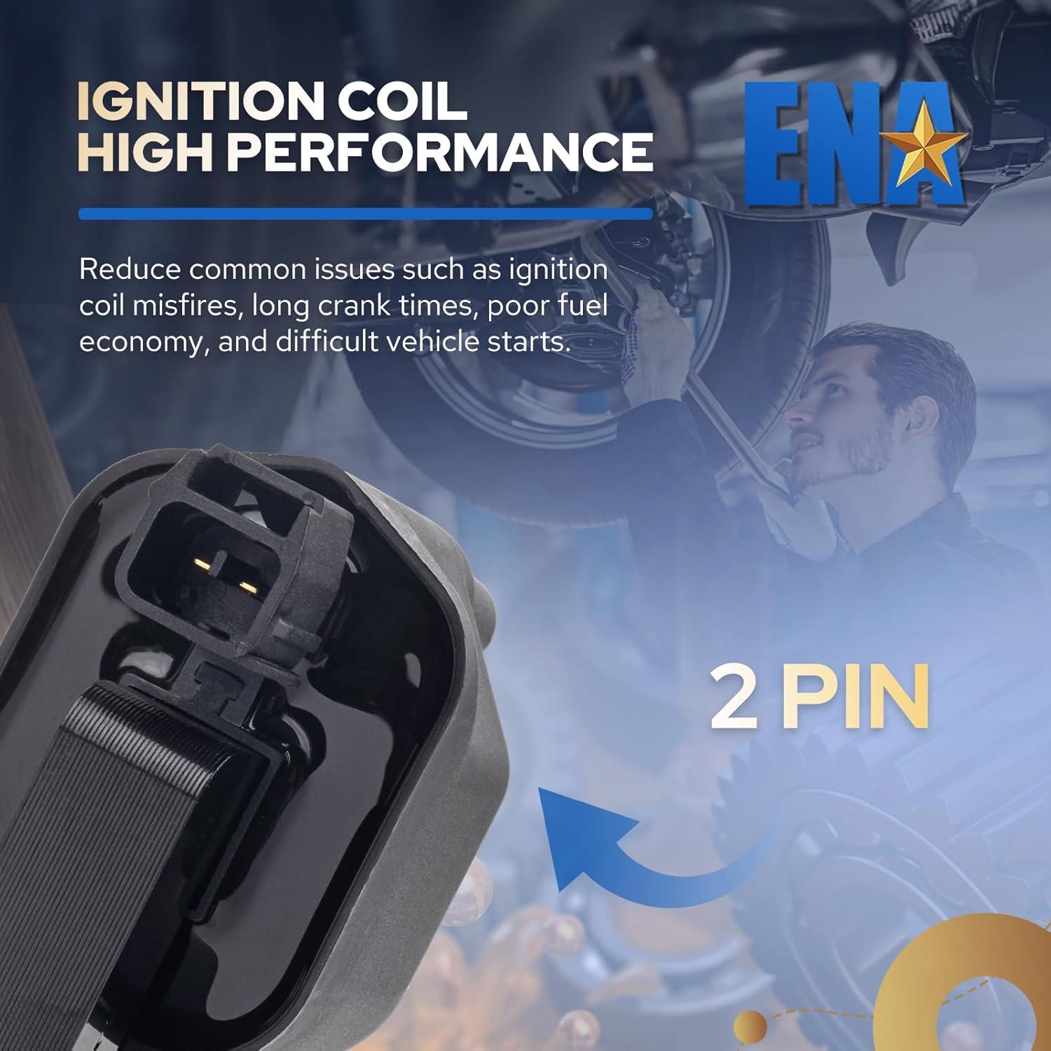Pack de Bobinas de Encendido ENA C1176 para Dodge Jeep Ram