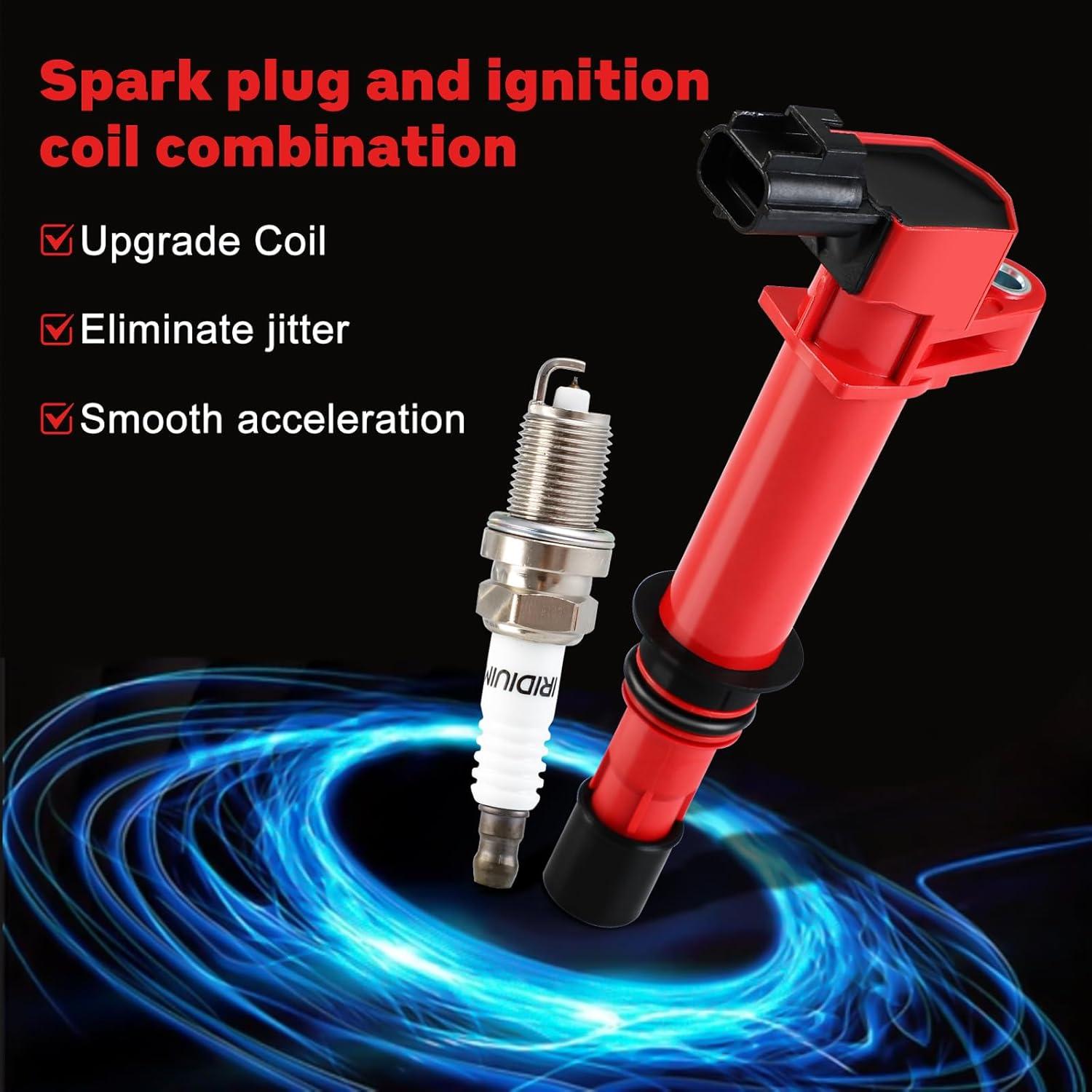 Paquete de 8 Bobinas de Encendido y Bujías Iridio Nextirrer UF270