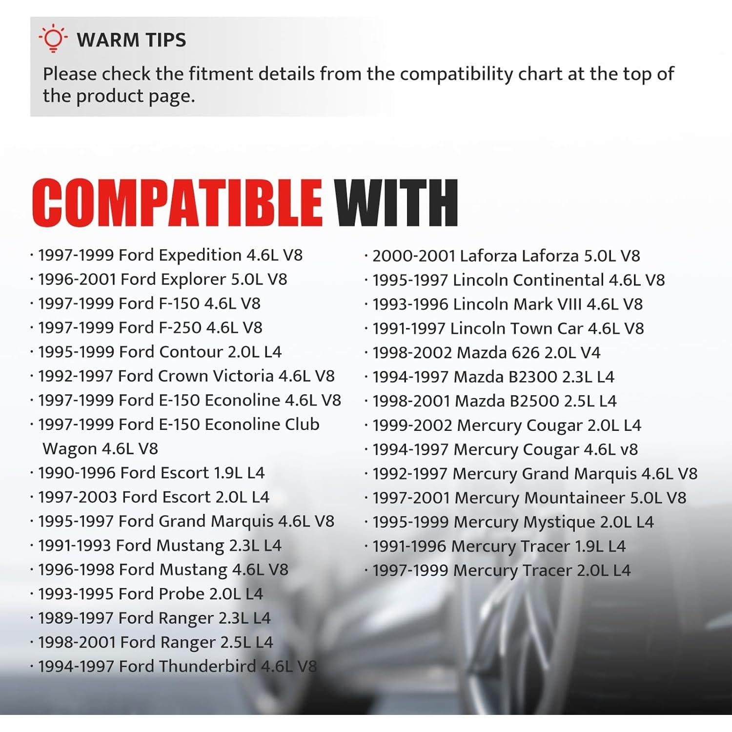 Bobinas de Encendido NPAUTO FD-487 para Ford V8 4.6L 5.0L